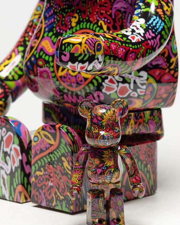 MEDICOM BEARBRICK 400% PSYCHEDELIC PAISLEY 2-PACK Multi - Multi