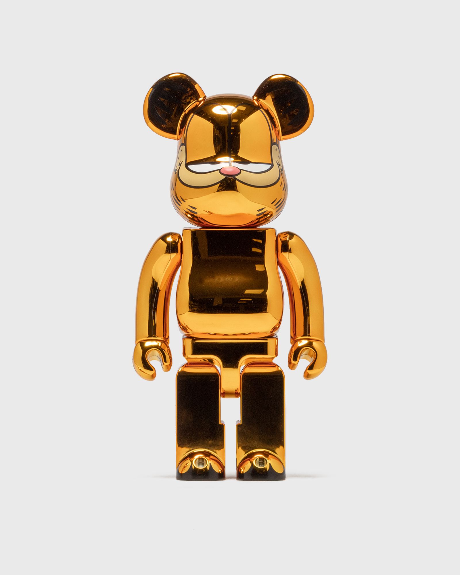 BEARBRICK 1000% GARFIELD GOLD CHROME