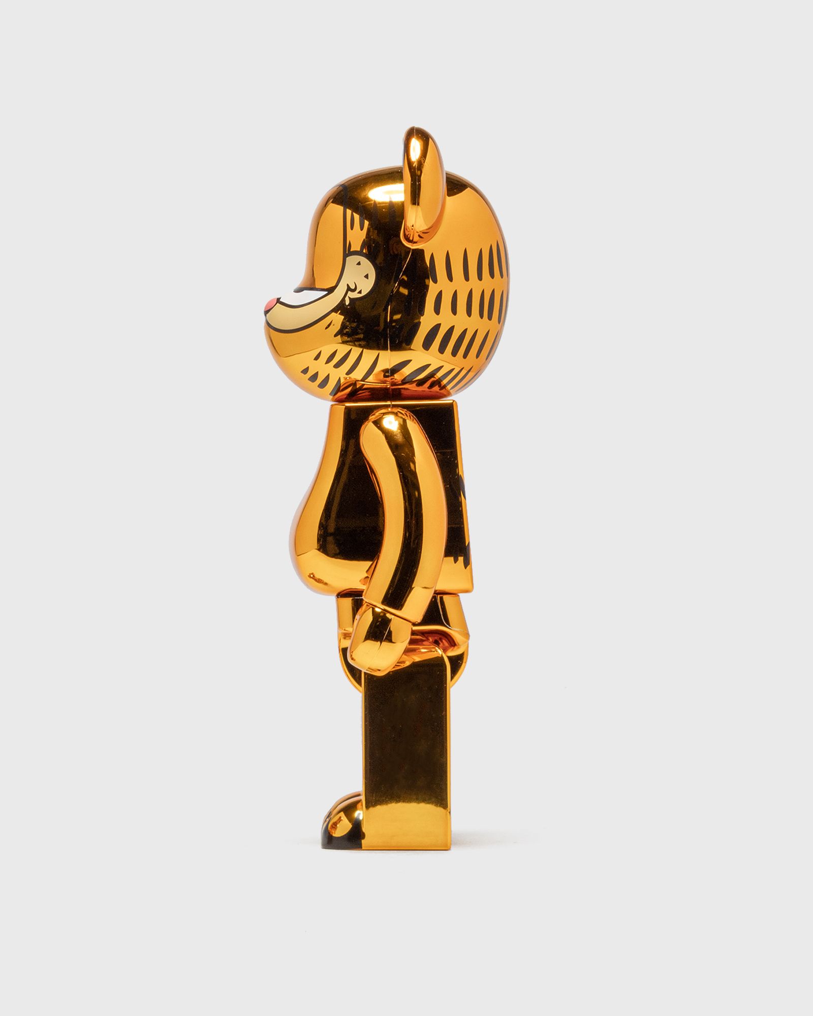 MEDICOM BEARBRICK 1000% GARFIELD GOLD CHROME Gold | BSTN Store