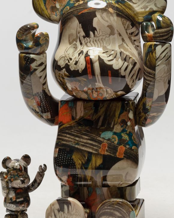 BEARBRICK 400% UTAGAWA KUNIYOSHI THE HAUNTED OLD PALACE AT SOMA 2-PACK