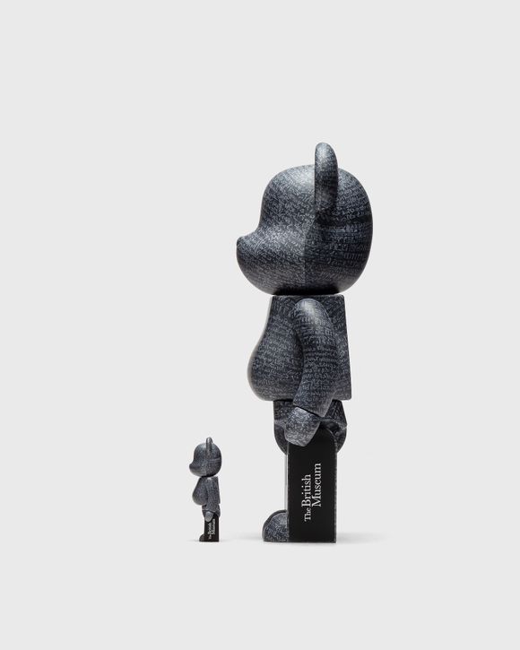 MEDICOM BEARBRICK 400% THE ROSETTA STONE 2-PACK Grey | BSTN