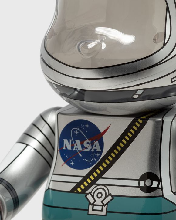 MEDICOM BEARBRICK 1000% PROJECT MERCURY ASTRONAUT Silver | BSTN Store