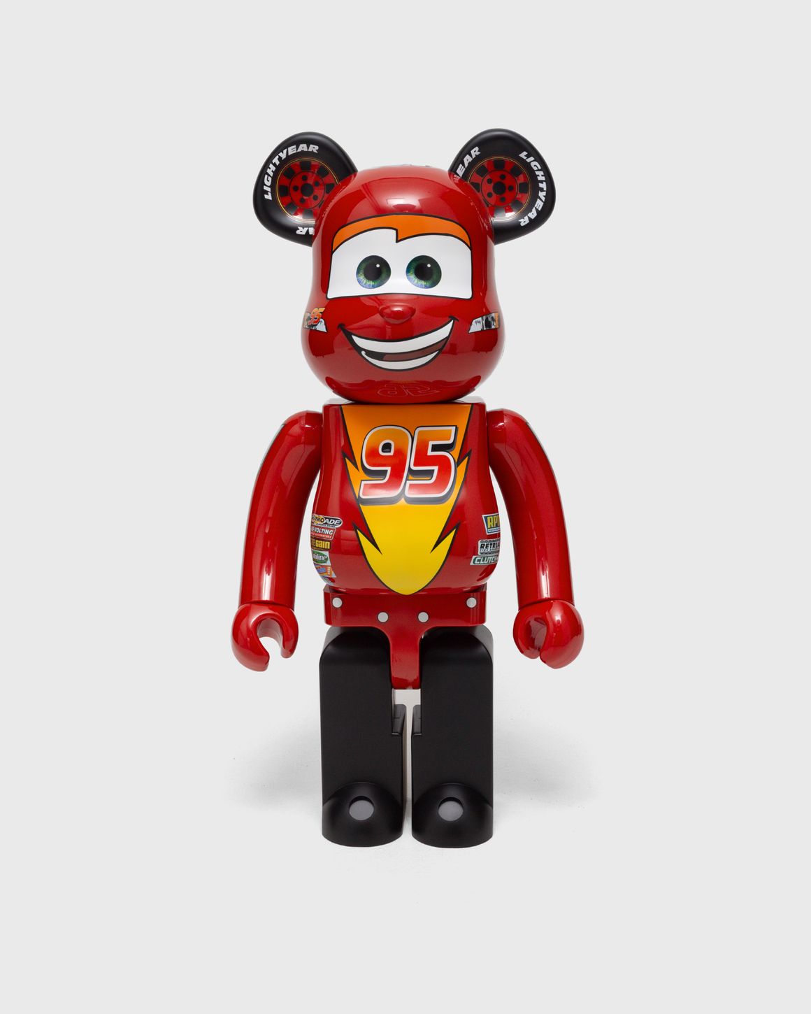 MEDICOM BEARBRICK 1000% CARS LIGHTNING MCQUEEN Red | BSTN Store