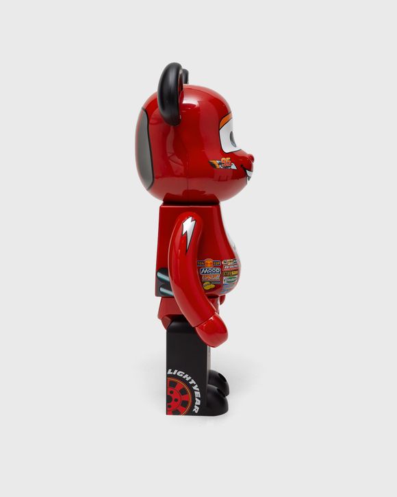 MEDICOM BEARBRICK 1000% CARS LIGHTNING MCQUEEN Red - MULTI