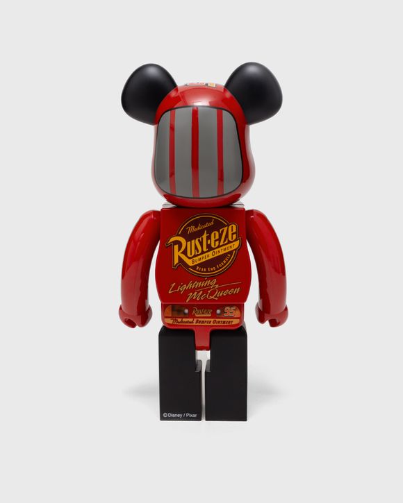 MEDICOM BEARBRICK 1000% CARS LIGHTNING MCQUEEN Red - MULTI