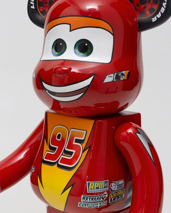 BEARBRICK 1000% CARS LIGHTNING MCQUEEN - MULTI