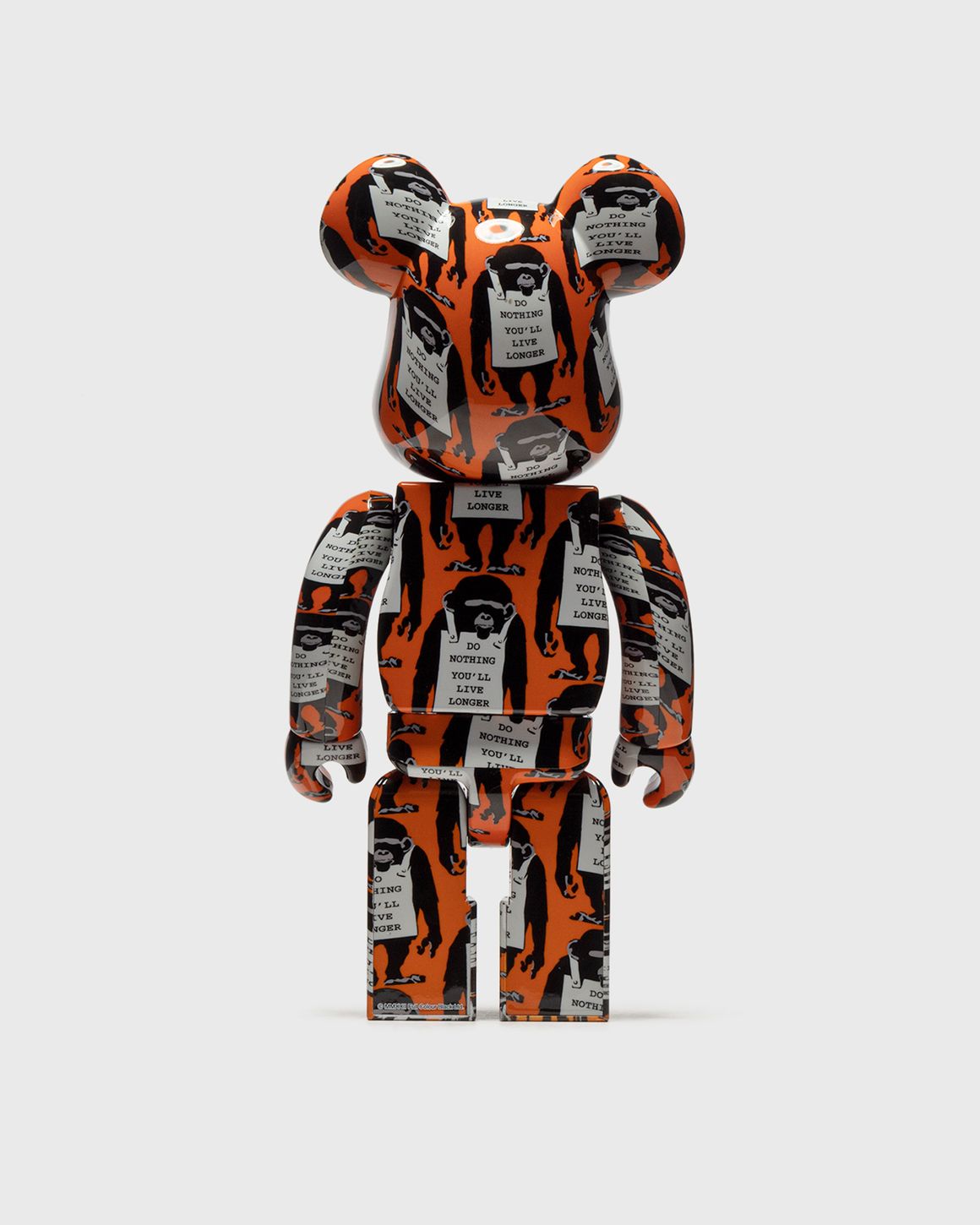 BE@RBRICK 1000% MONKEY SIGN MEDICOM TOY Bearbrick Banksy