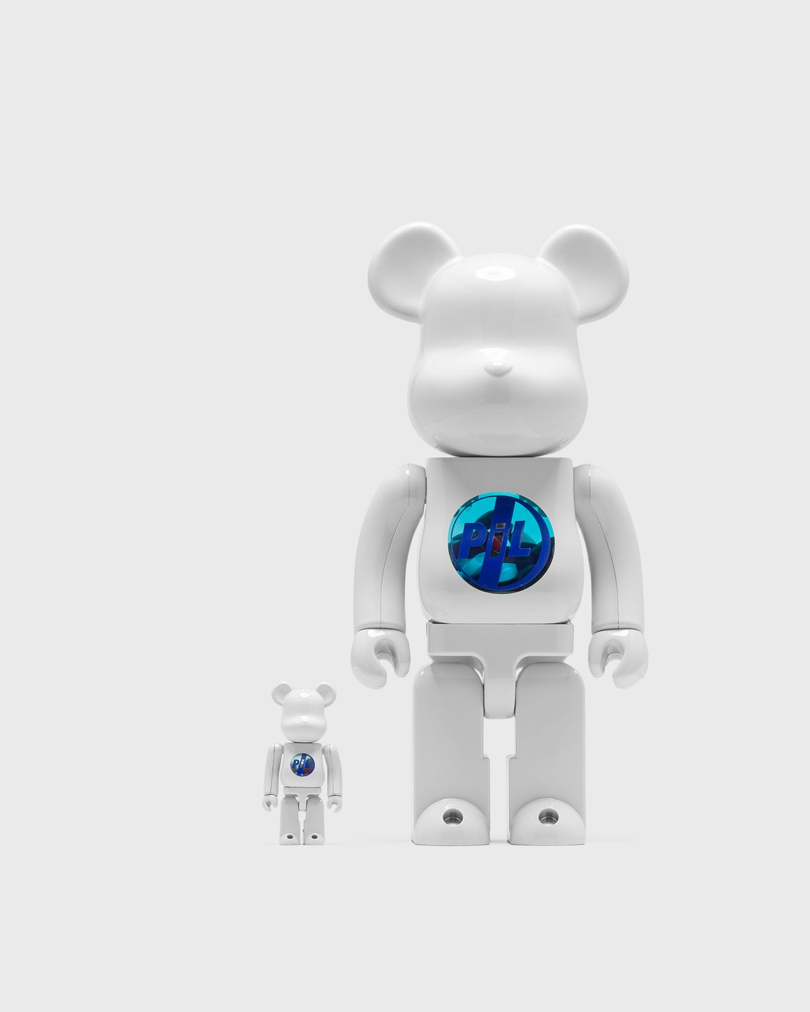 その他 MEDICOM TOY - Bearbrick 2G WHITE CHROME 100% &amp; 400% Medicom 1st Model White Chrome 400% Bearbrick Figure white