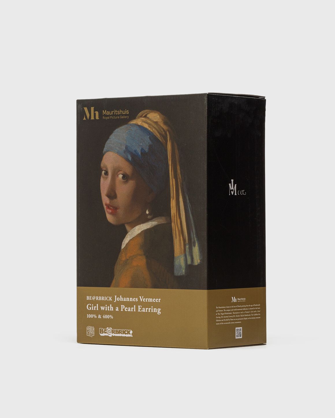 MEDICOM BEARBRICK 400% VERMEER GIRL WITH A PEARL EARRING 2
