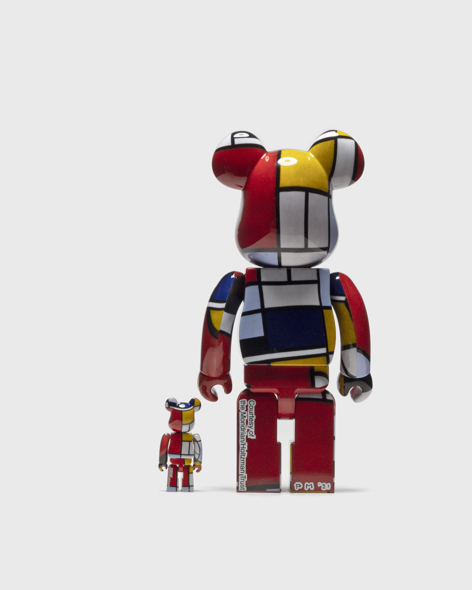 BEARBRICK 400% PIET MONDRIAN 2-PACK