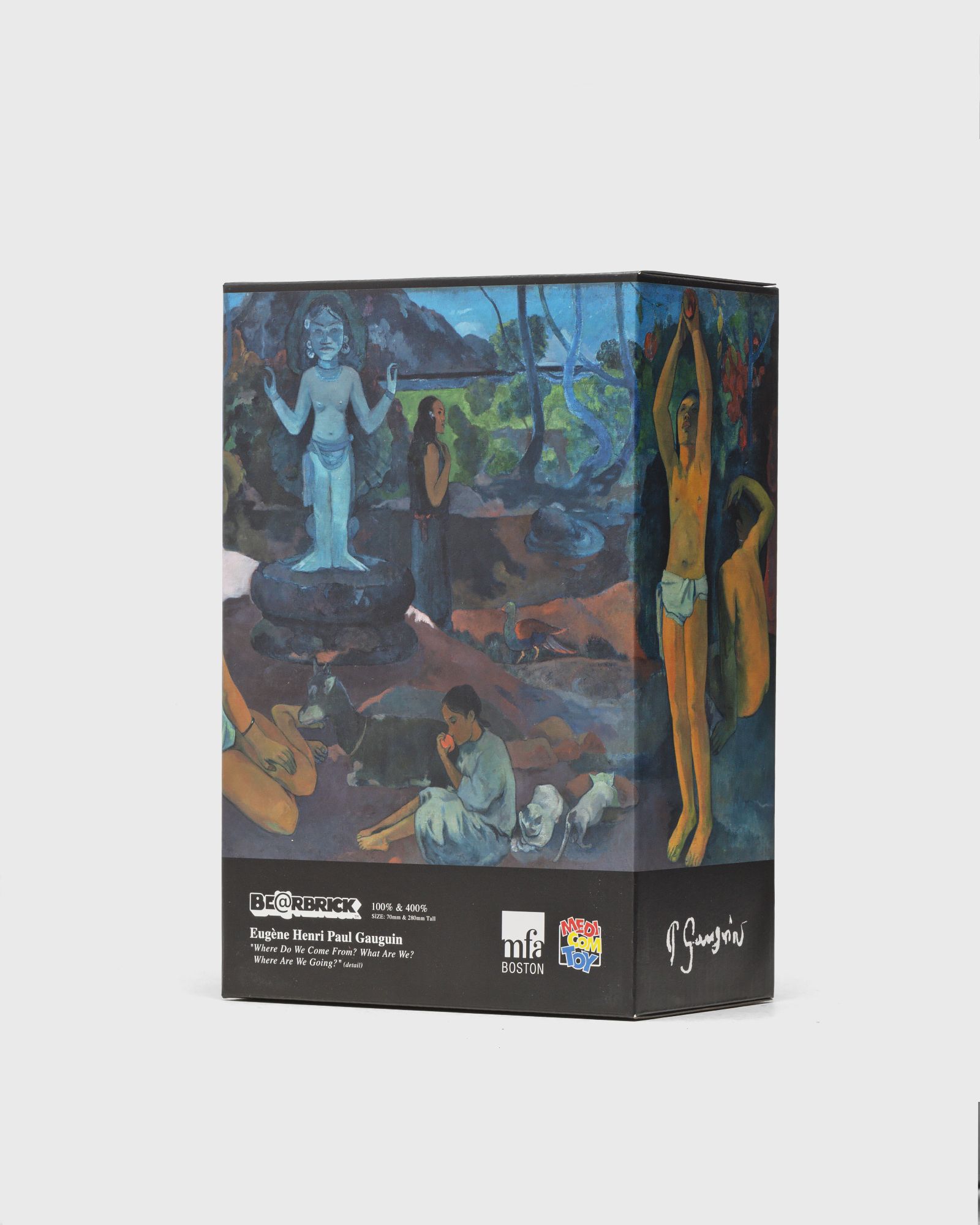 BEARBRICK 400% GAUGUIN WHERE DO WE COME FROM? WHAT ARE WE? 2-PACK