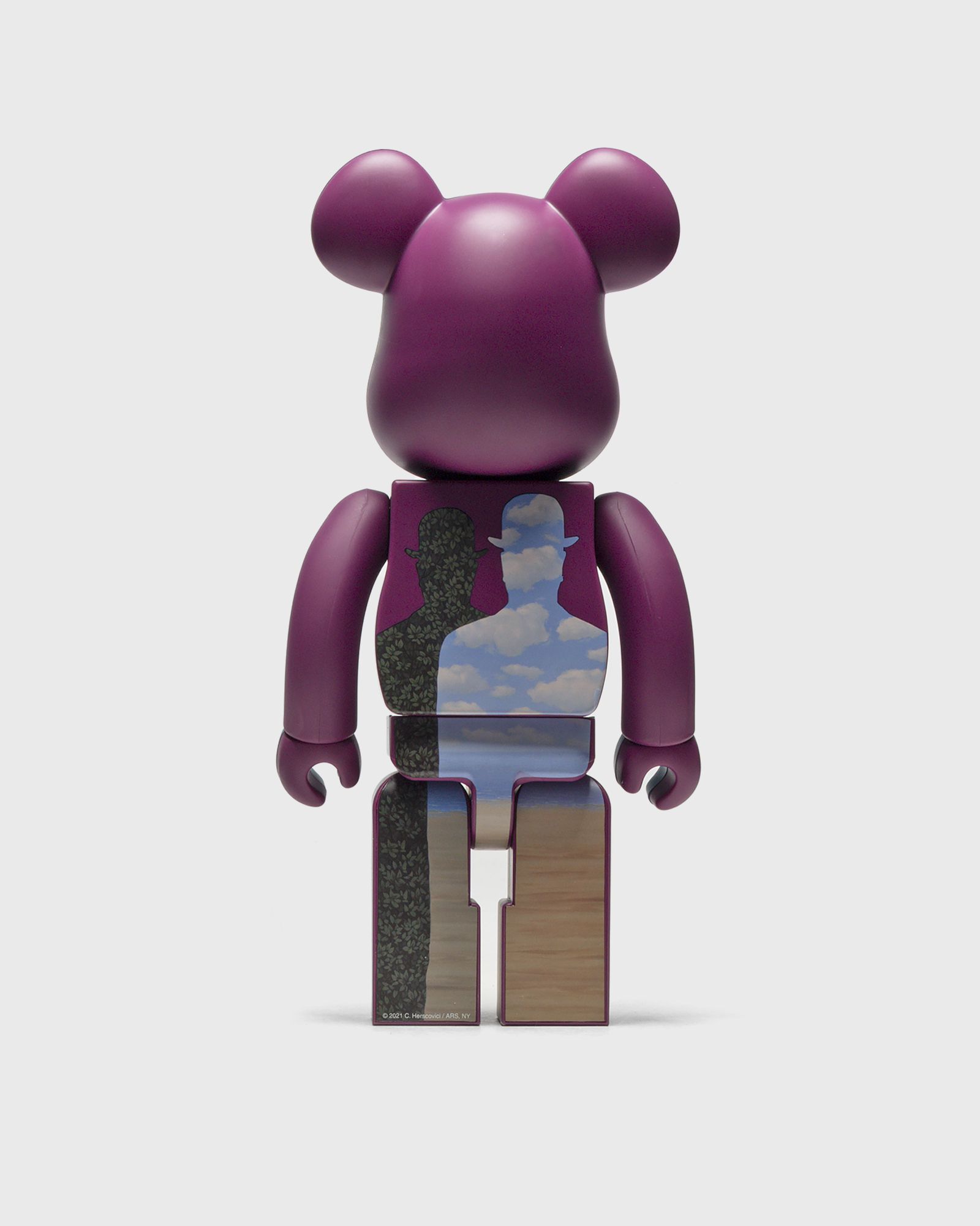 BEARBRICK 1000% MAGRITTE L'OISEAU DE CIEL / LA BELLE SOCIETE