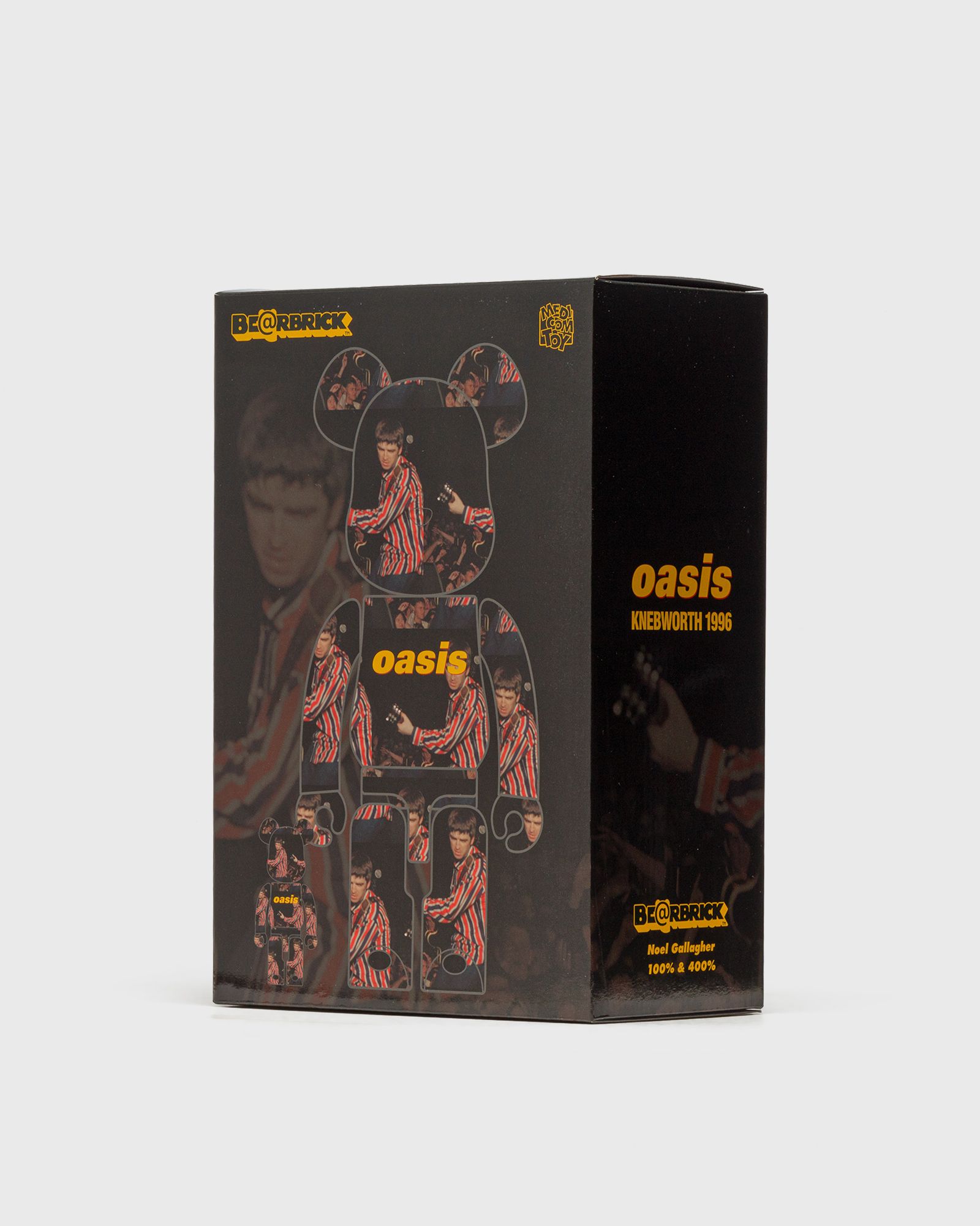 BEARBRICK 400% OASIS KNEBWORTH 1996 NOEL GALLAGHER 2-PACK