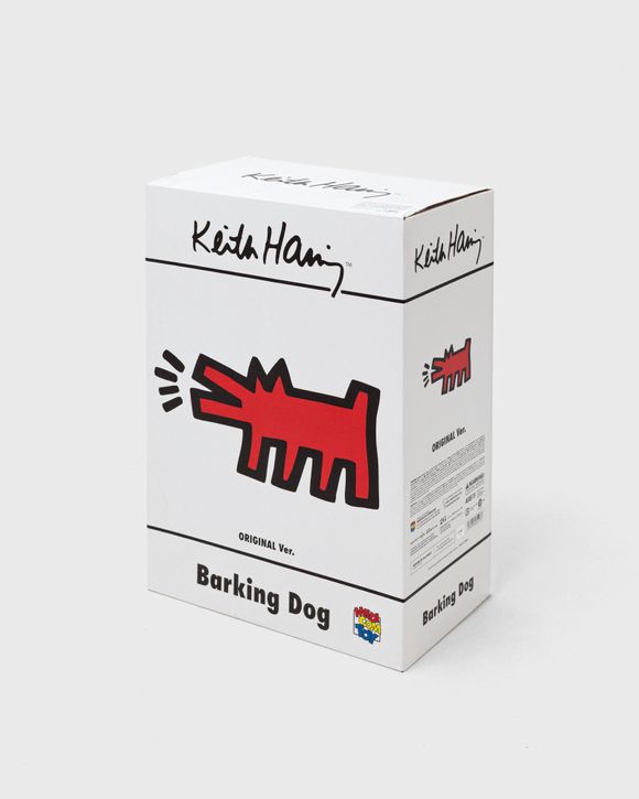 MEDICOM KEITH HARING BARKING DOG STATUE ORIGINAL Black/Red - MULTI