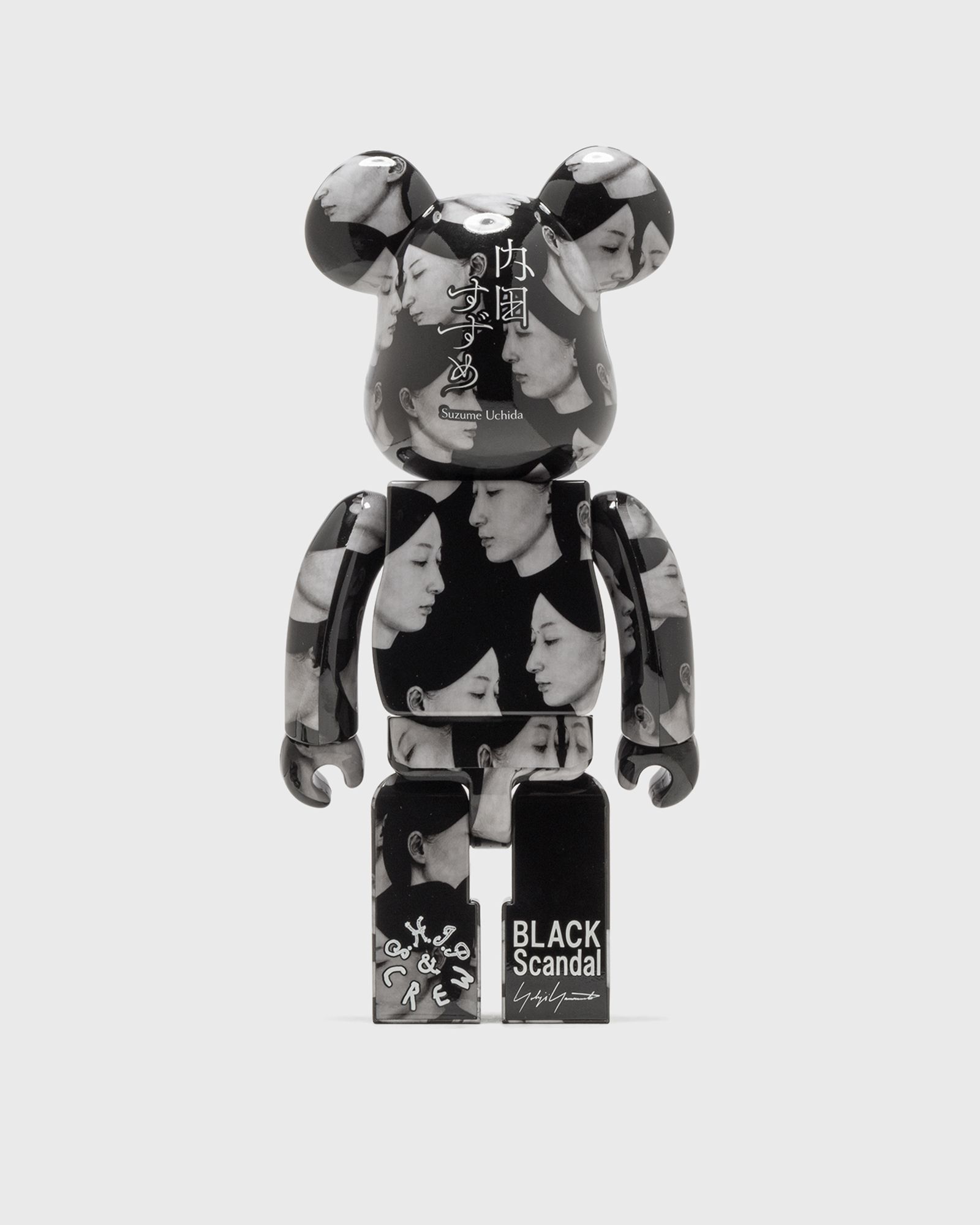 BEARBRICK 1000% BLACK SCANDAL MULTIPLE SELVES