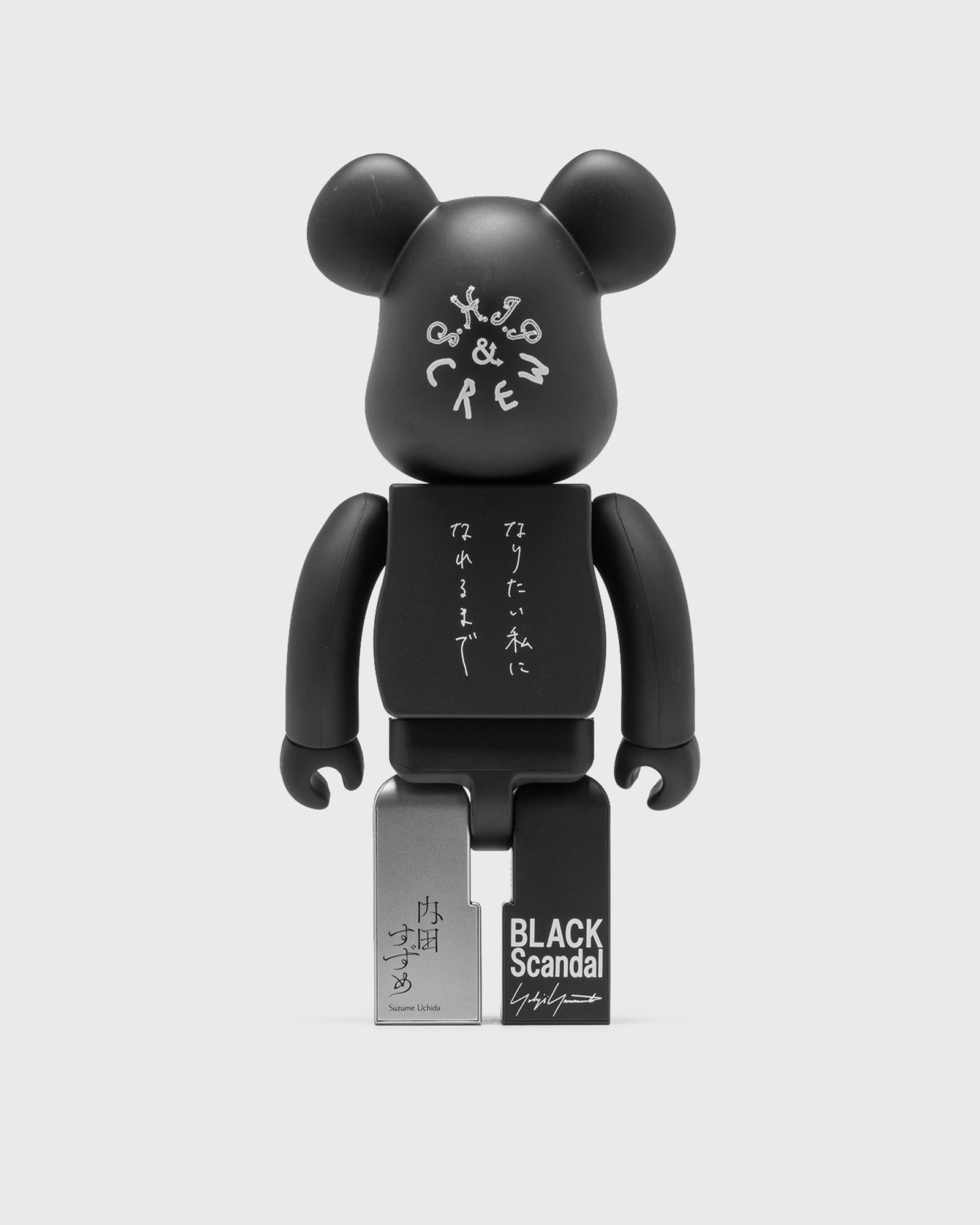 MEDICOM BEARBRICK 1000% BLACK SCANDAL IDEAL SELF Multi
