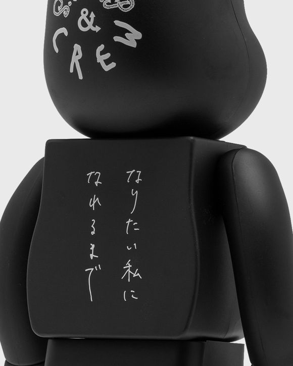 BEARBRICK 1000% BLACK SCANDAL IDEAL SELF