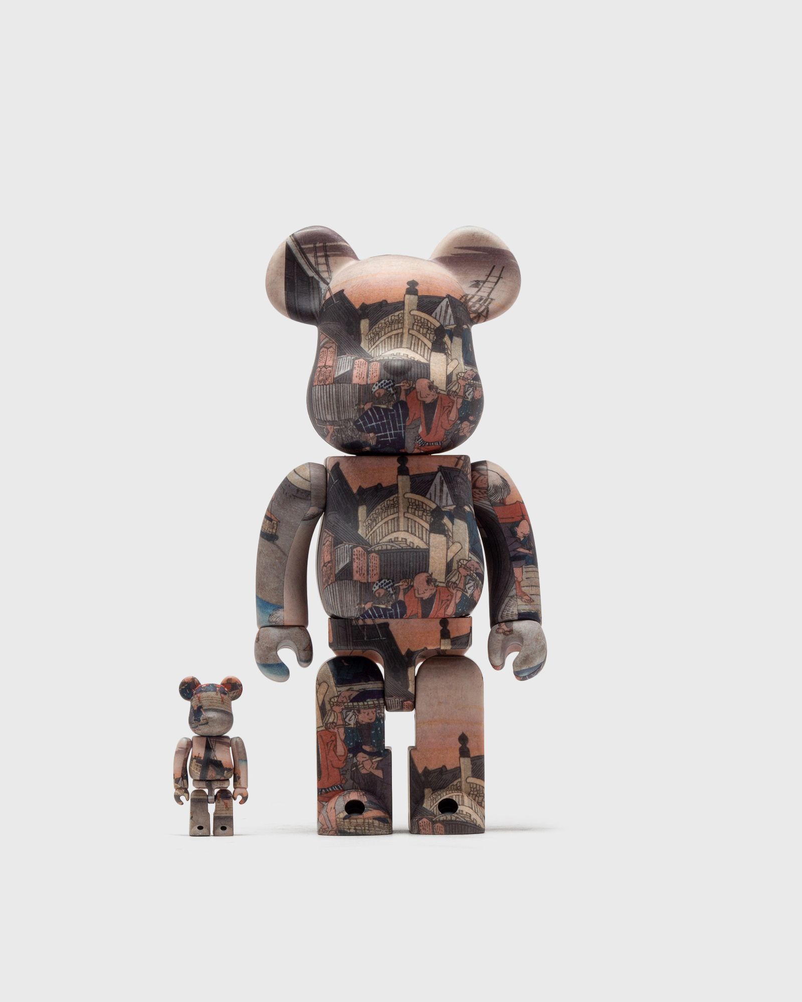 BEARBRICK 400% UTAGAWA HIROSHIGE NIHONBASHI 2-PACK