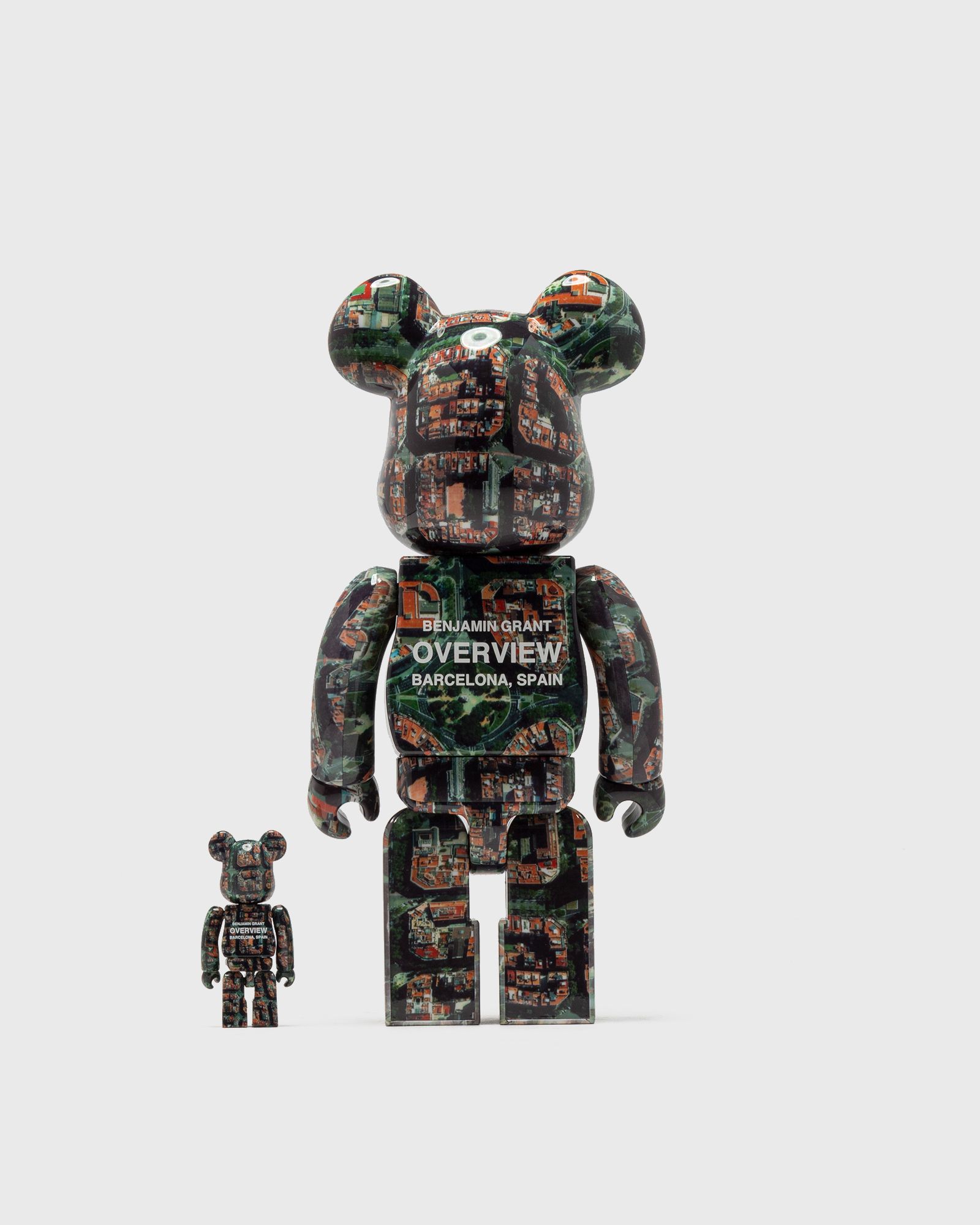 BEARBRICK 400% BENJAMIN GRANT OVERVIEW BARCELONA 2-PACK
