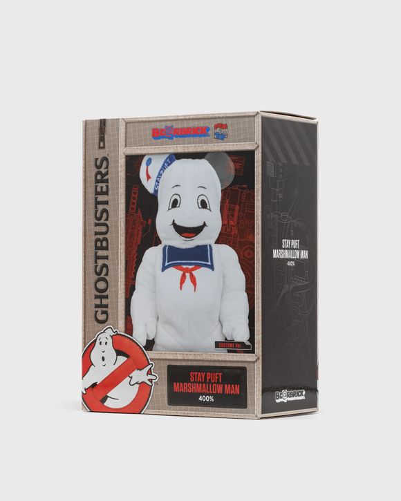 MEDICOM BEARBRICK 400% GHOSTBUSTERS STAY PUFT MARSHMALLOW MAN COSTUME  VERSION White - MULTI