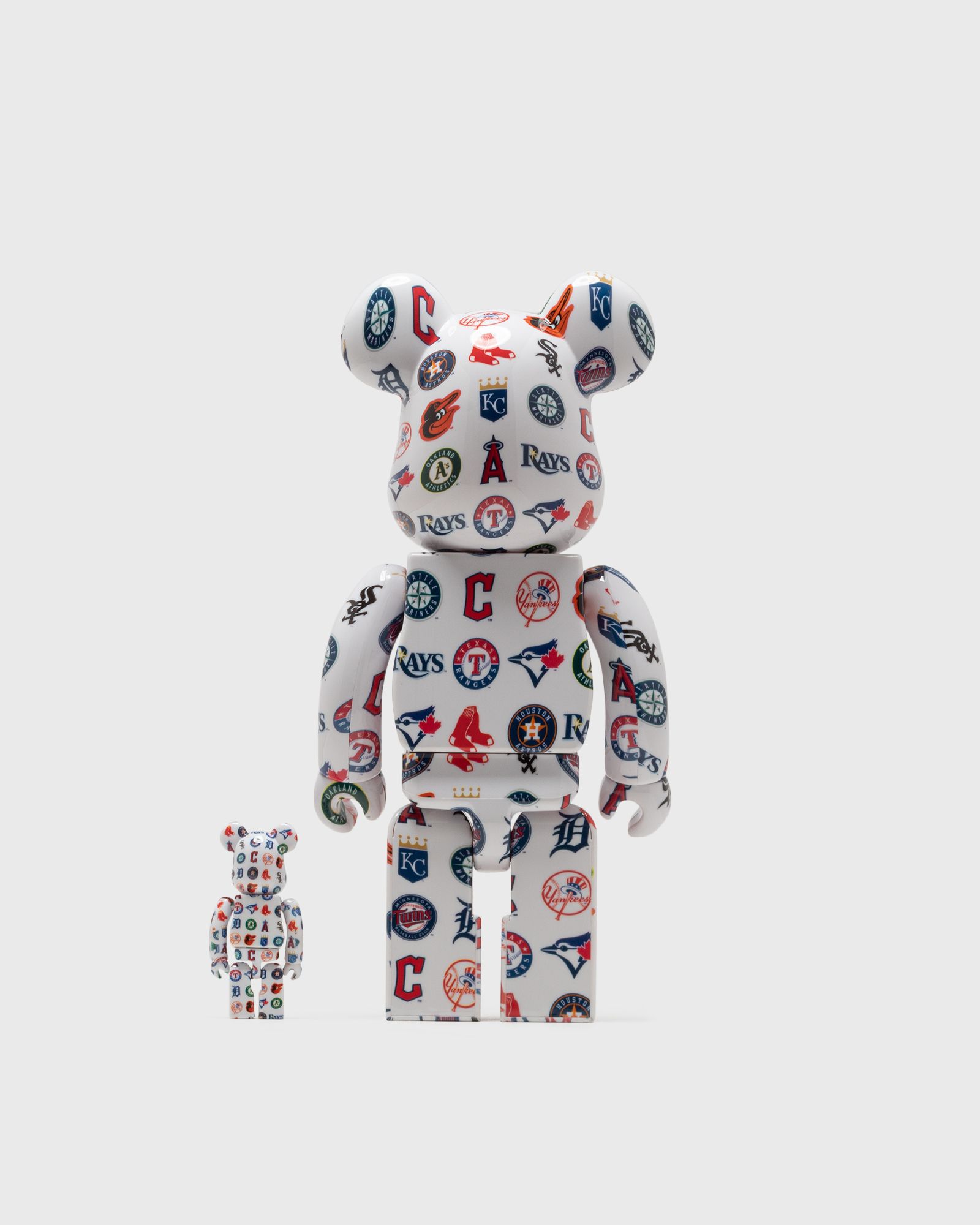 MEDICOM BEARBRICK 400% MLB AMERICAN LEAGUE 2-PACK Multi