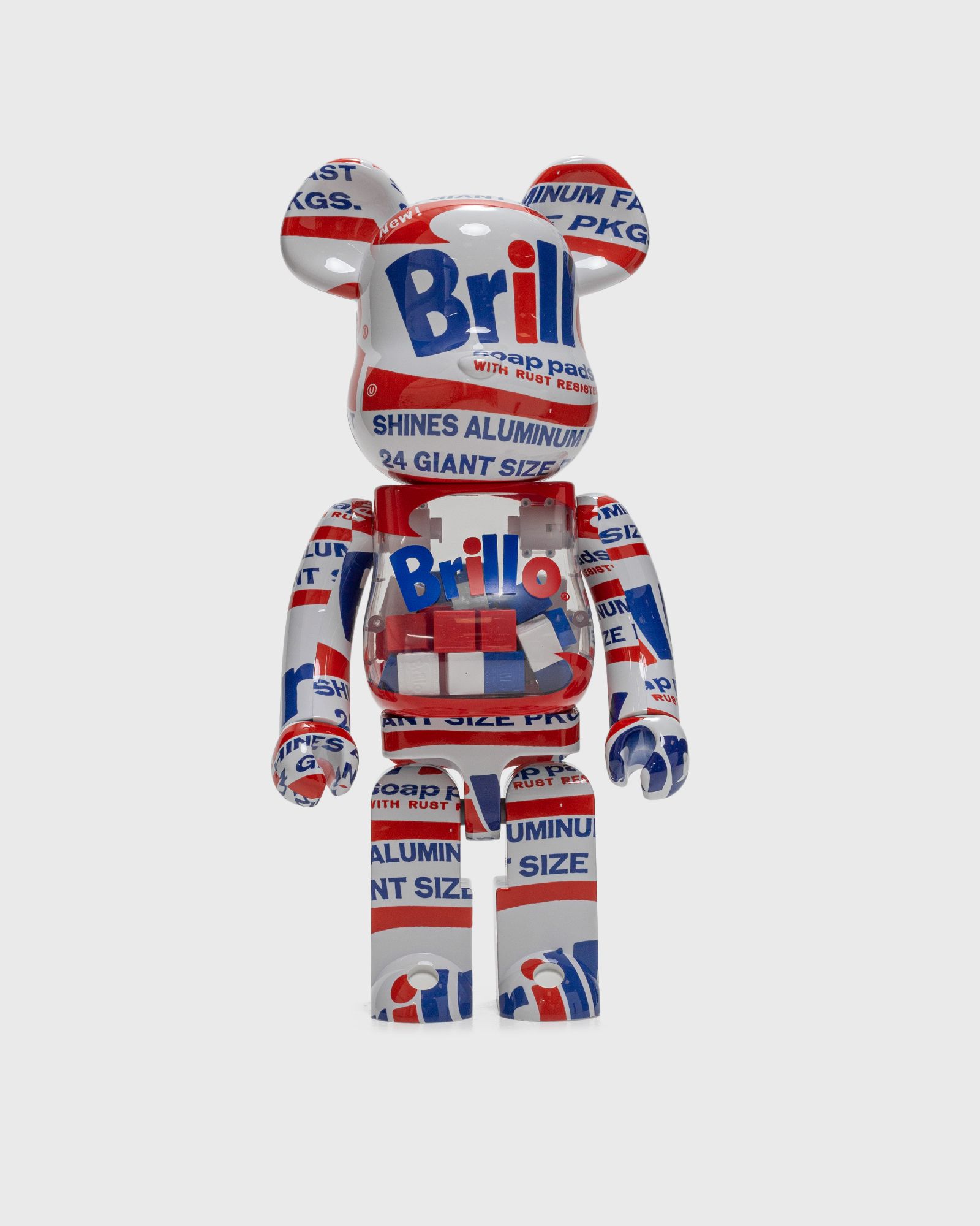 BEARBRICK 1000% ANDY WARHOL BRILLO 2022