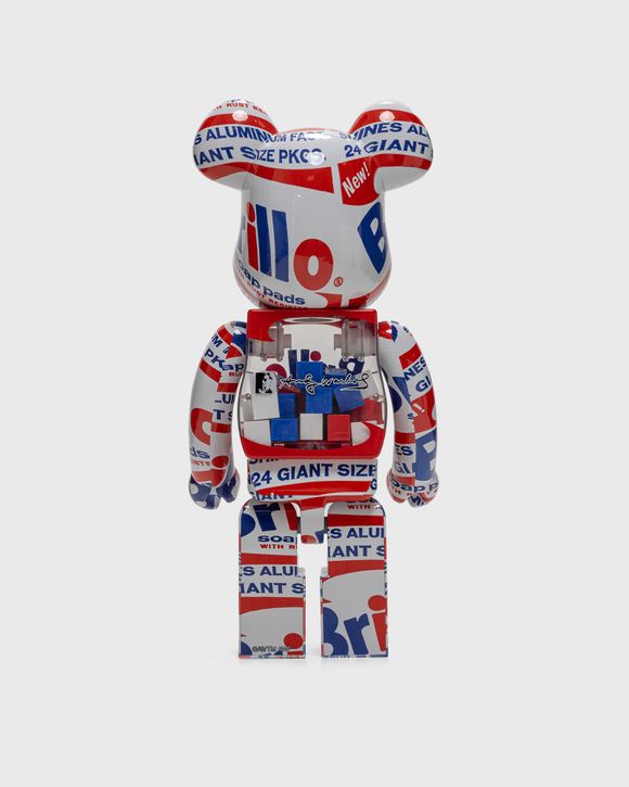 MEDICOM BEARBRICK 1000% ANDY WARHOL BRILLO 2022 Multi | BSTN Store