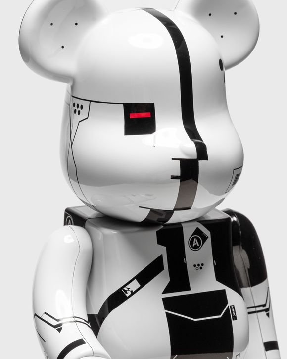 BEARBRICK 400% ACRONYM WHITE CHROME 2-PACK
