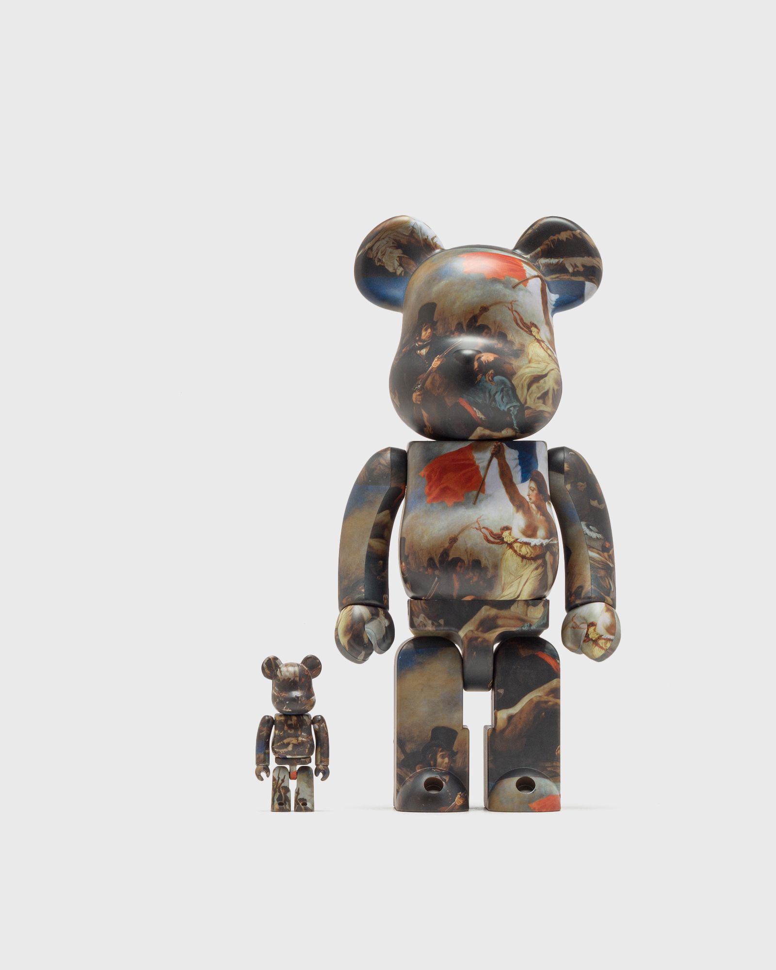 BEARBRICK 400% DELACROIX LIBERTY LEADING THE PEOPLE 2-PACK