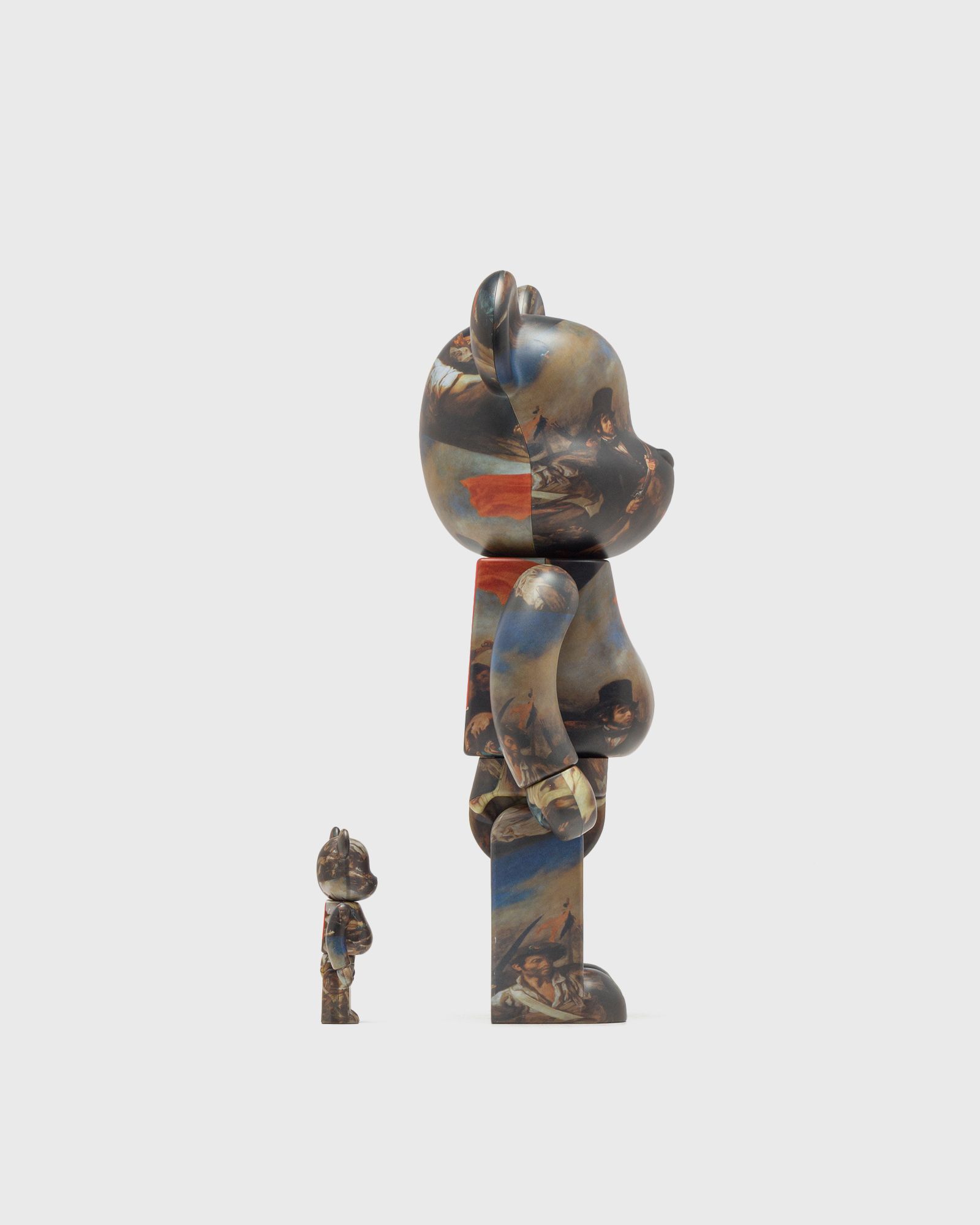 BEARBRICK 400% DELACROIX LIBERTY LEADING THE PEOPLE 2-PACK