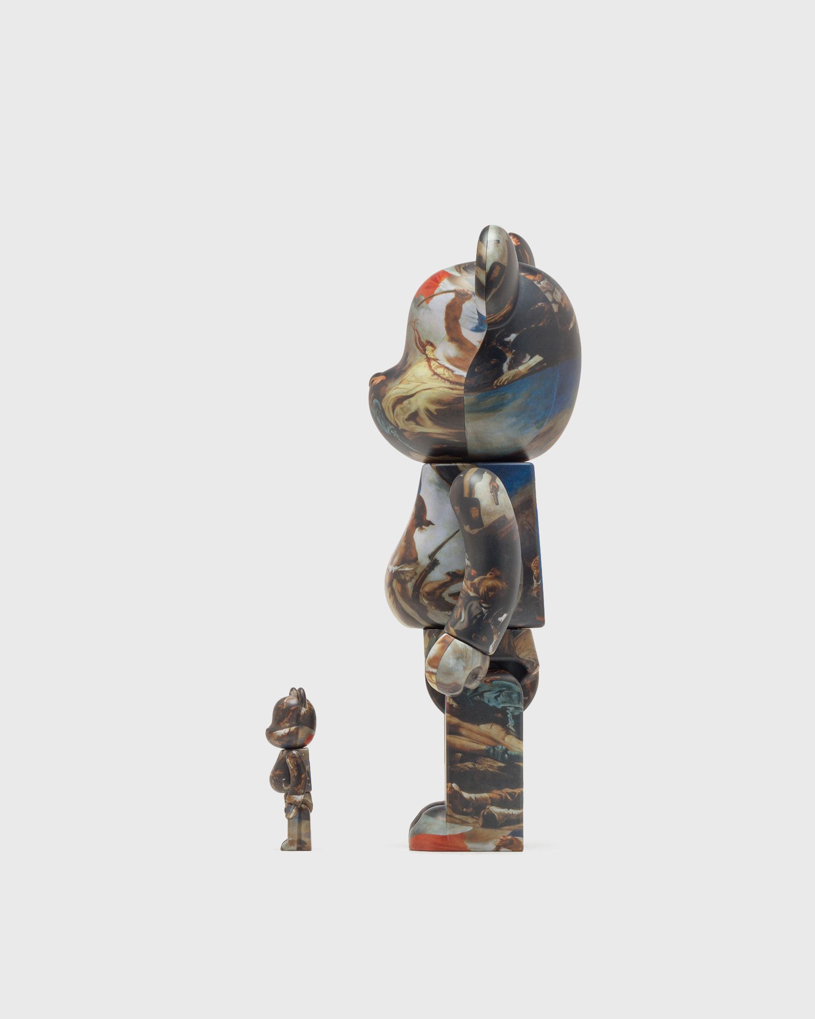 BEARBRICK 400% DELACROIX LIBERTY LEADING THE PEOPLE 2-PACK