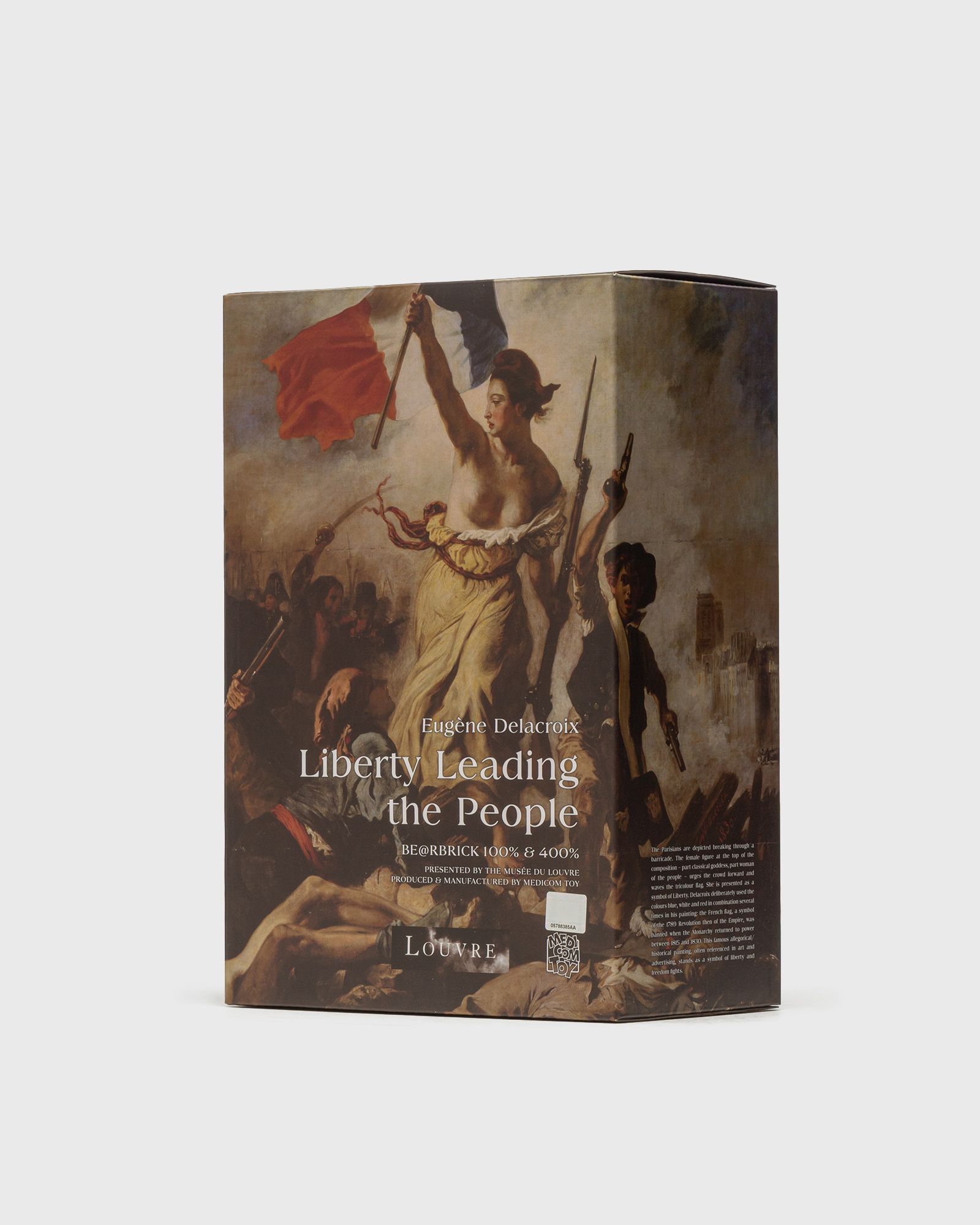 BEARBRICK 400% DELACROIX LIBERTY LEADING THE PEOPLE 2-PACK