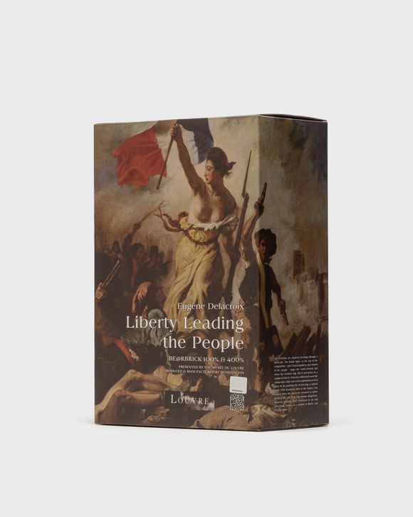 BEARBRICK 400% DELACROIX LIBERTY LEADING THE PEOPLE 2-PACK