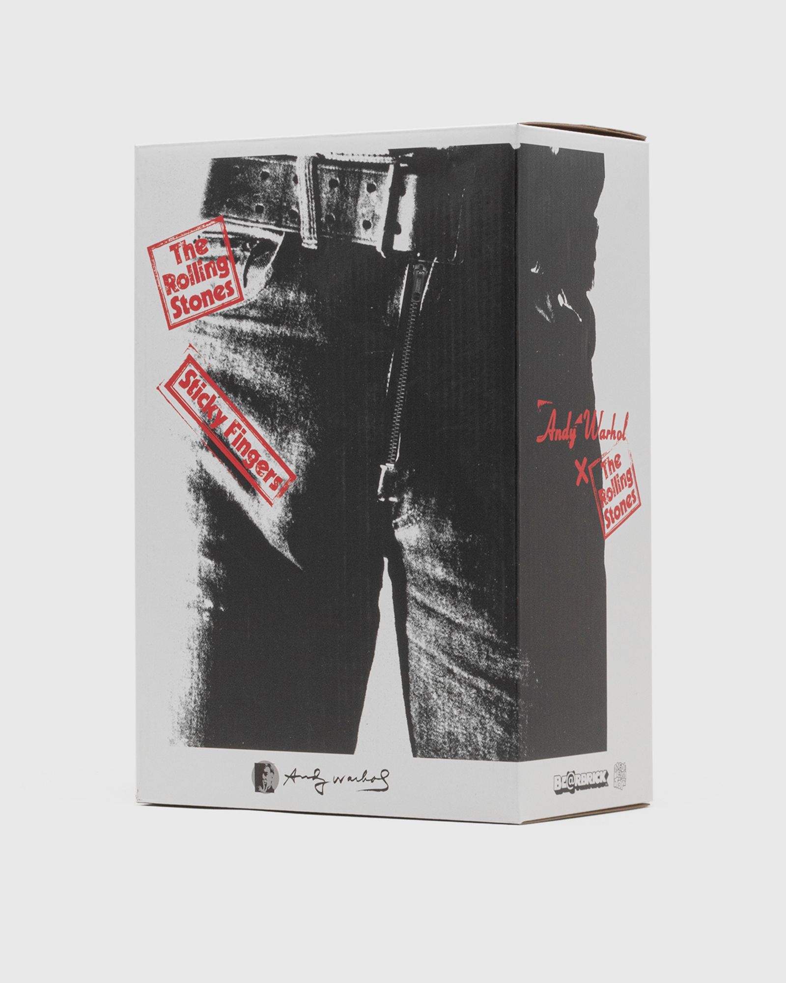 BEARBRICK 1000% ANDY WARHOL X THE ROLLING STONES STICKY FINGERS