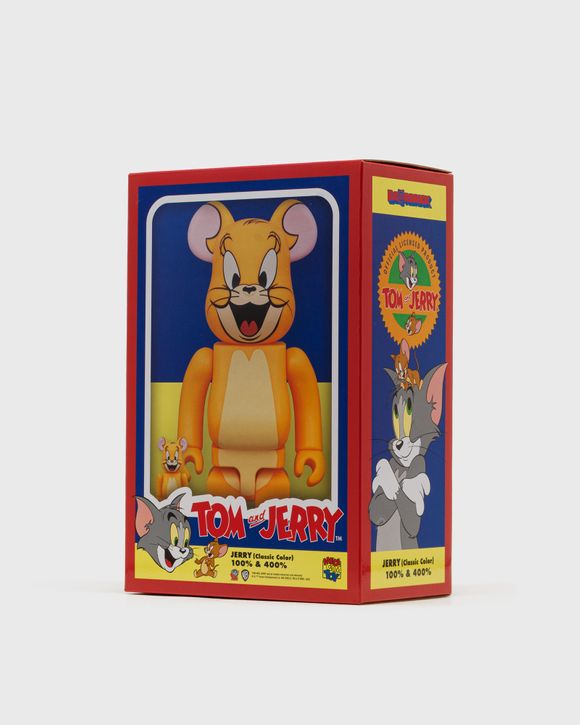 MEDICOM BEARBRICK 400% TOM AND JERRY JERRY CLASSIC 2-PACK Yellow