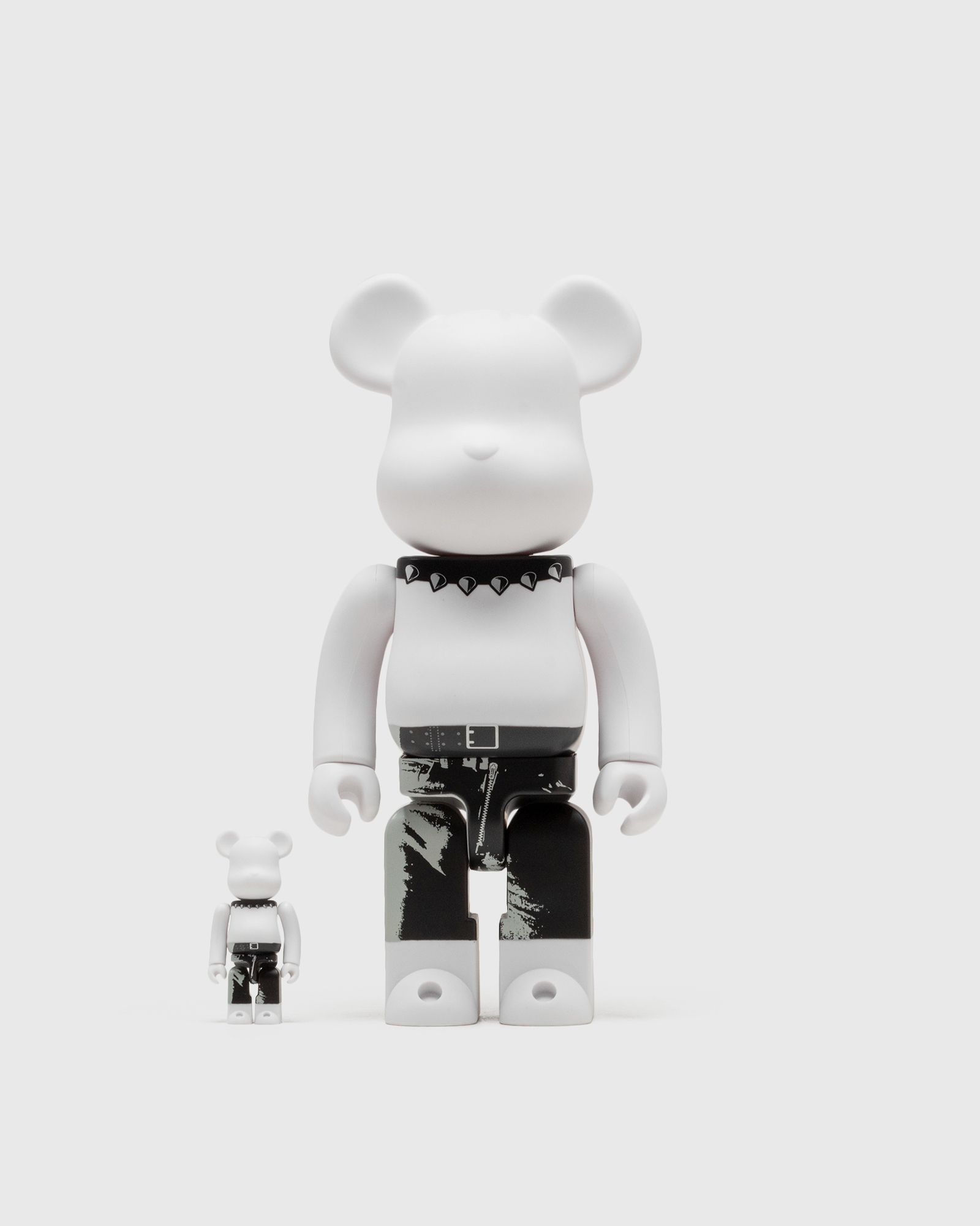 Bearbrick 400% Andy Warhol X The Rolling Stones Sticky Fingers 2-PACK-image
