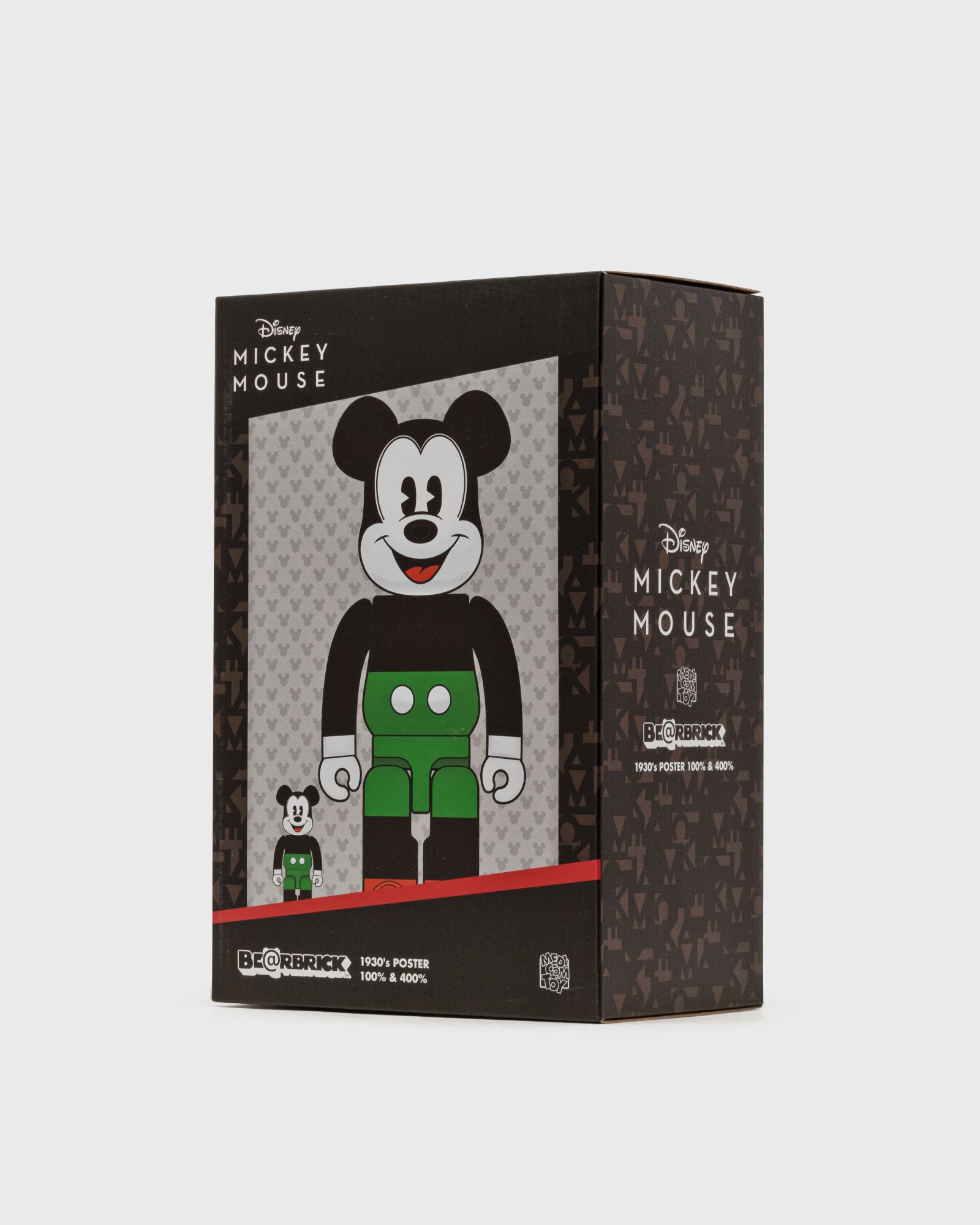 BEARBRICK 400% MICKEY MOUSE 1930S POSTER 2-PACK