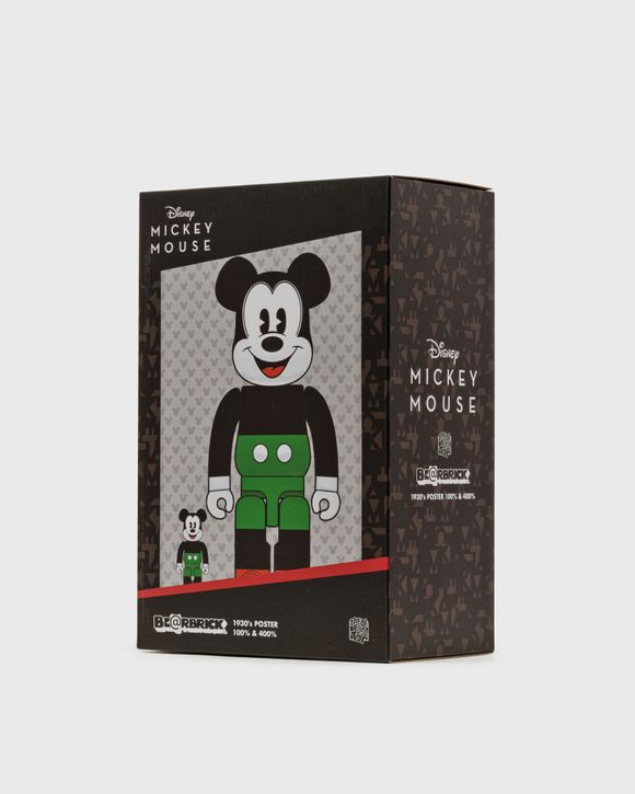 MEDICOM BEARBRICK 400% MICKEY MOUSE 1930S POSTER 2-PACK Multi