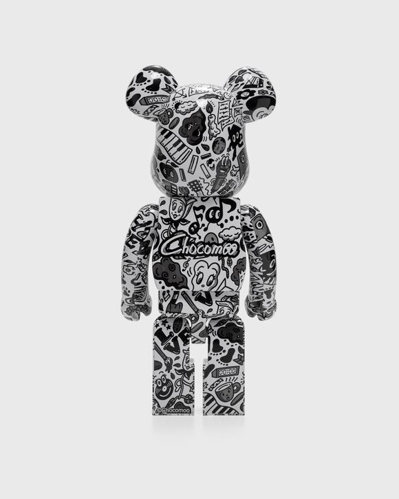 MEDICOM BEARBRICK 1000% CHOCOMOO Black - BLACK/WHITE