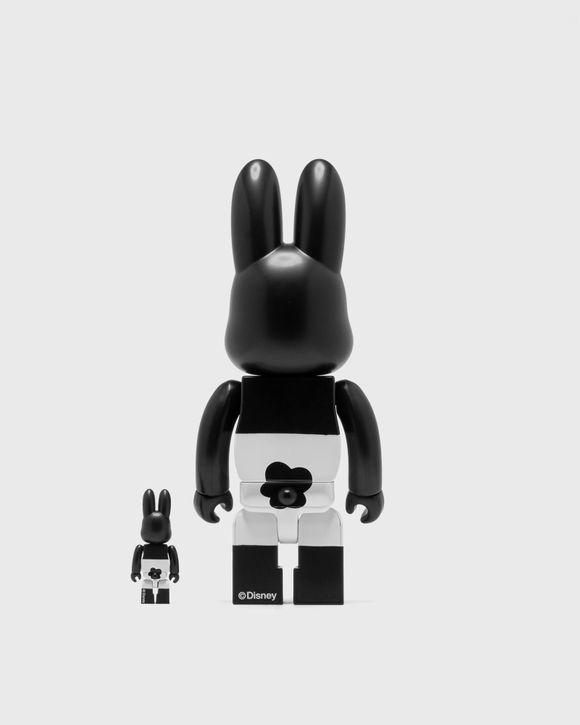 MEDICOM RABBRICK OSWALD THE LUCKY RABBIT 2-PACK Black/White - BLACK/WHITE