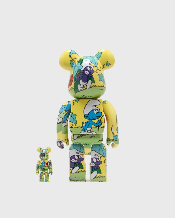 BEARBRICK 400% THE SMURFS THE PURPLE SMURFS 2-PACK