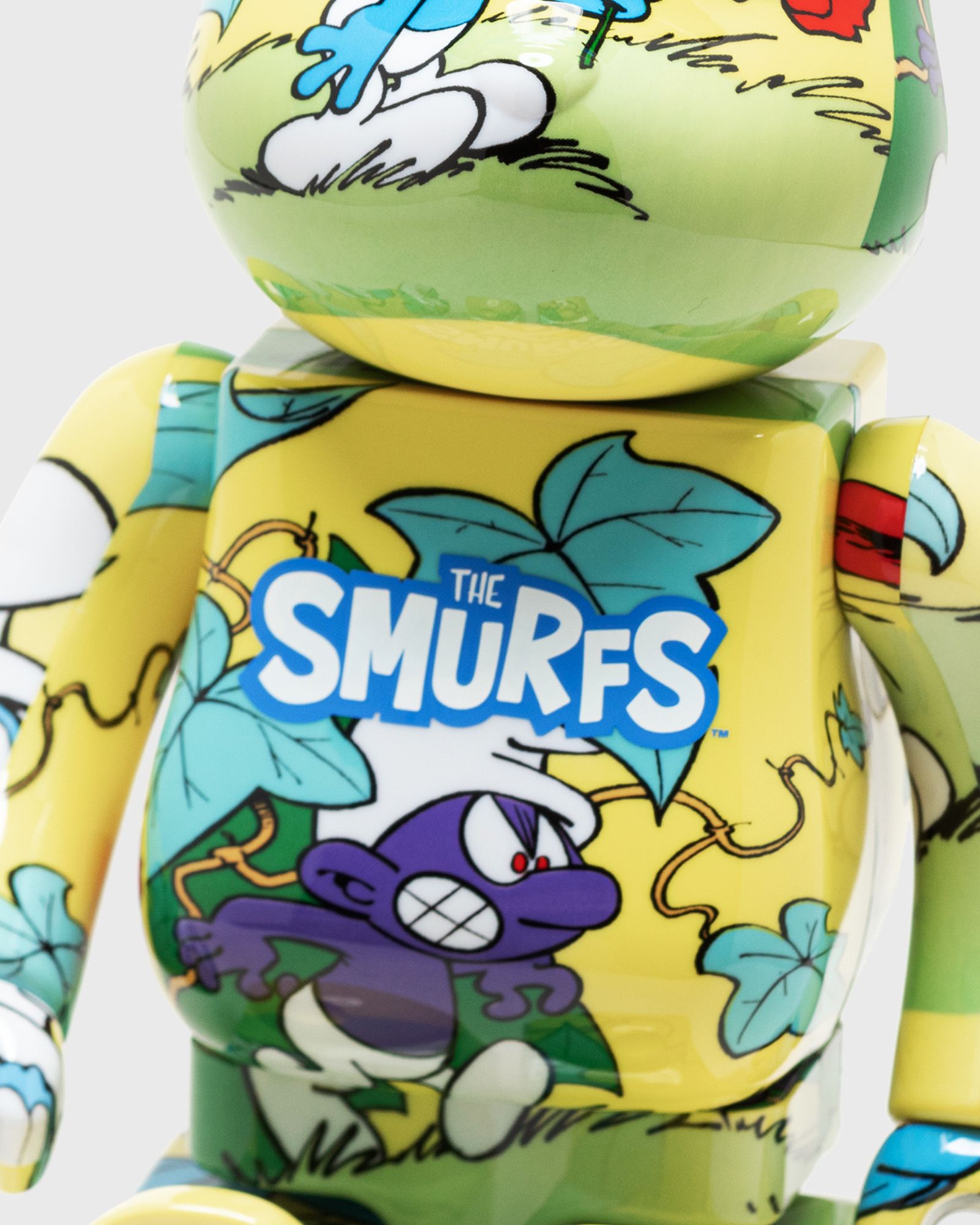BEARBRICK 400% THE SMURFS THE PURPLE SMURFS 2-PACK