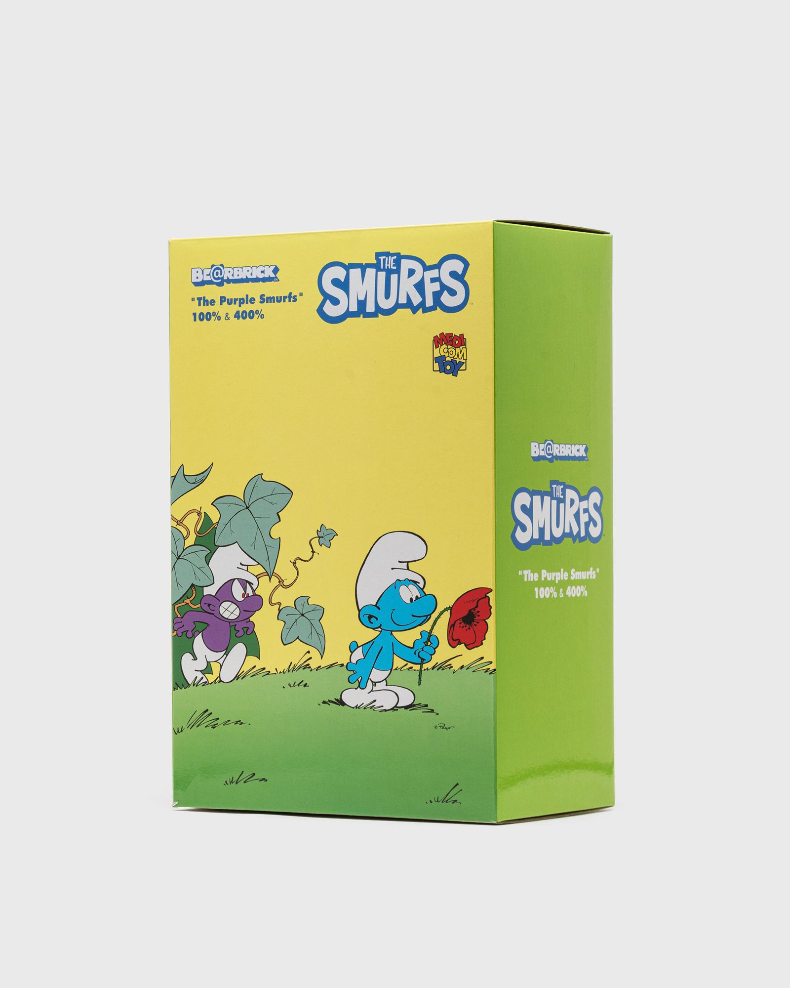 BEARBRICK 400% THE SMURFS THE PURPLE SMURFS 2-PACK