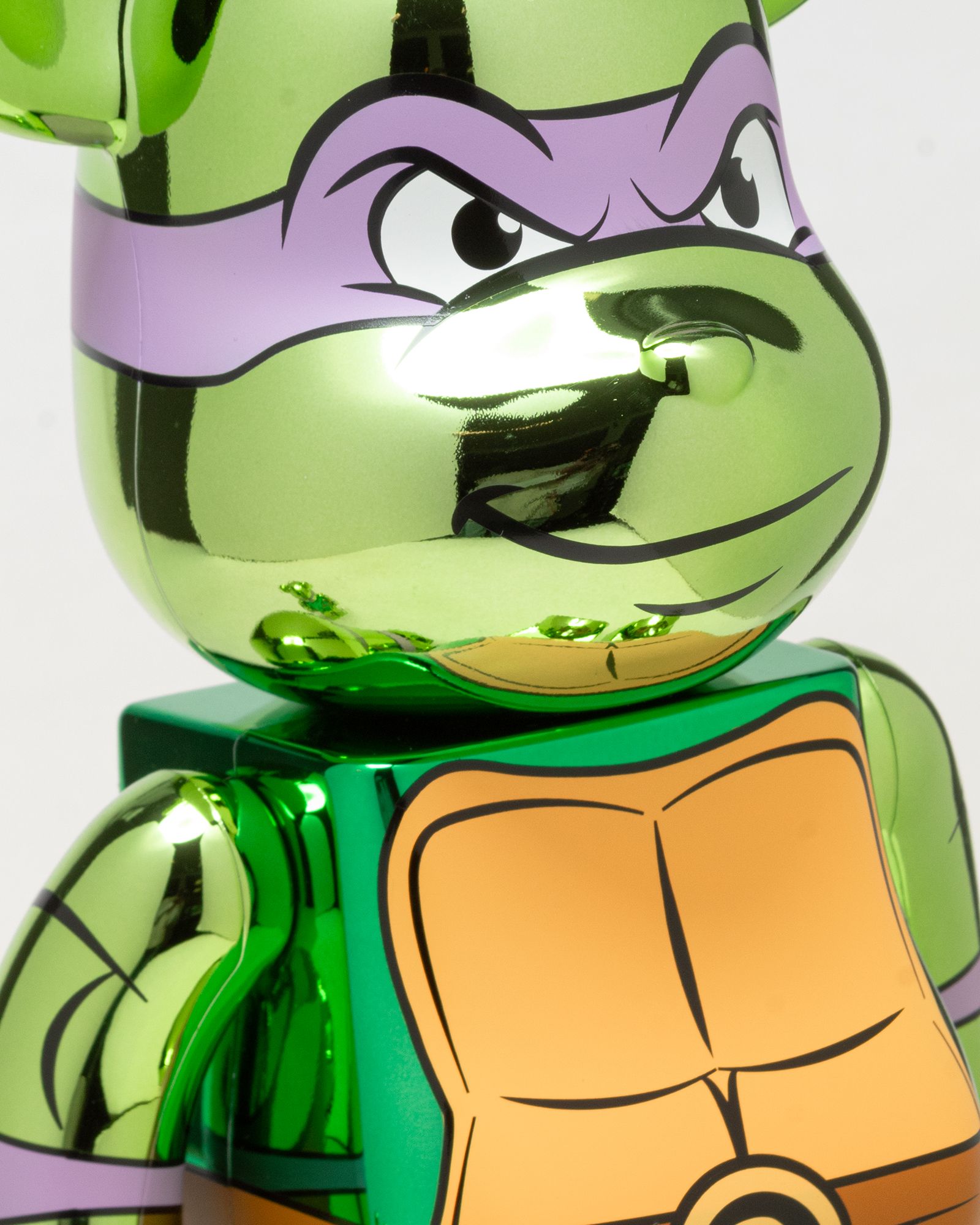 BEARBRICK 400% TMNT DONATELLO CHROME 2-PACK