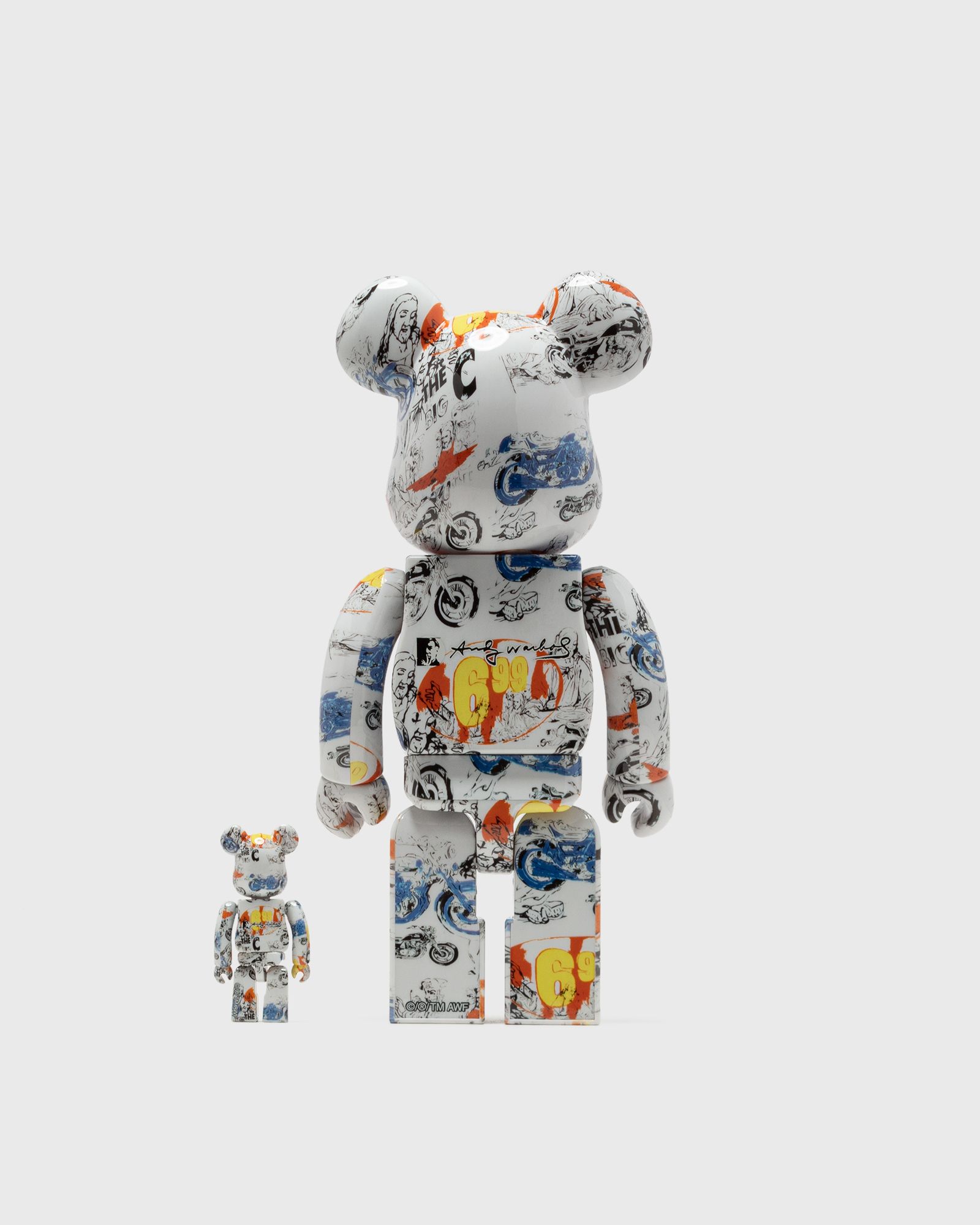 BEARBRICK 400% ANDY WARHOL THE LAST SUPPER THE BIG C 2-PACK