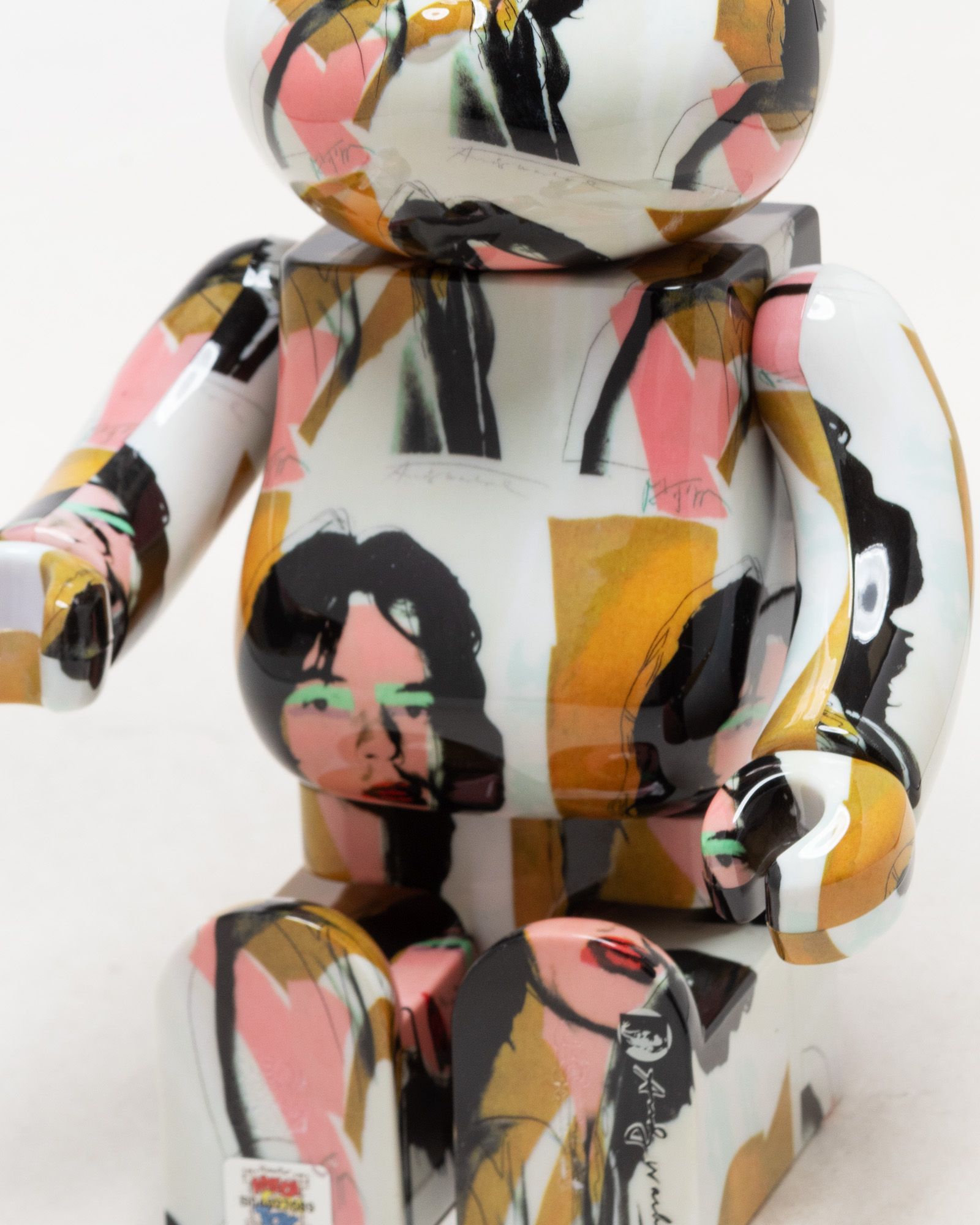 MEDICOM BEARBRICK 100% 400% ANDY WARHOL MICK JAGGER Multi