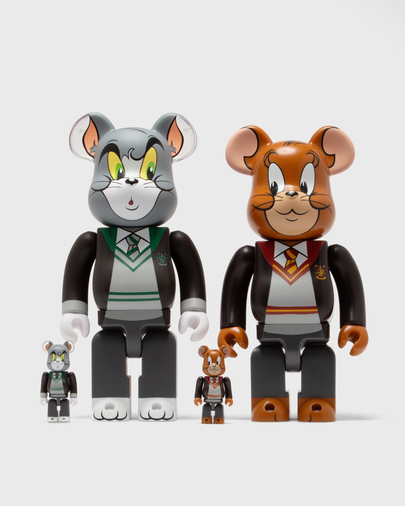 BEARBRICK 100% 400% TOM AND JERRY HOGWARTS SET