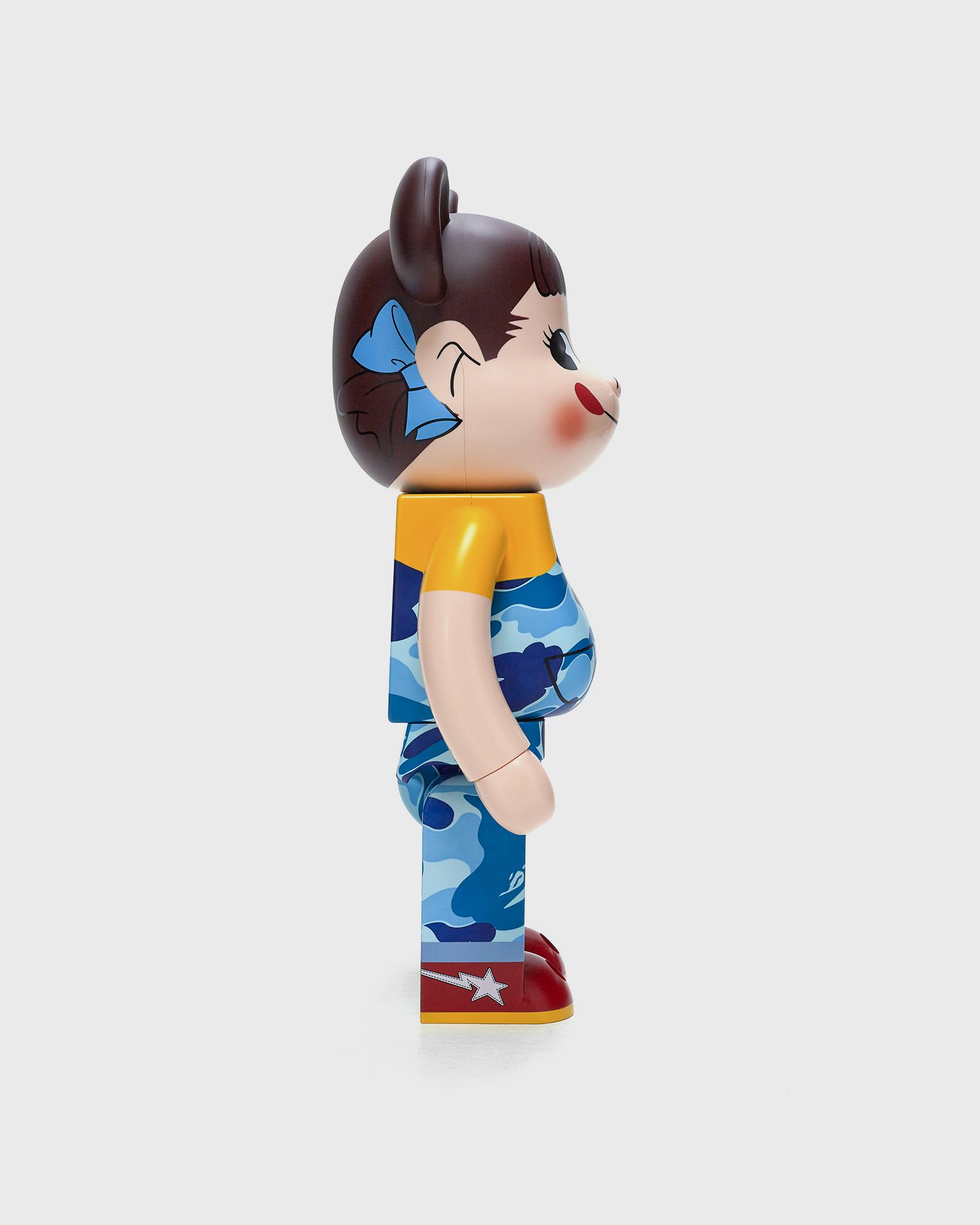 MEDICOM BEARBRICK 1000% BAPE X PEKO-CHAN BLUE Multi | BSTN Store