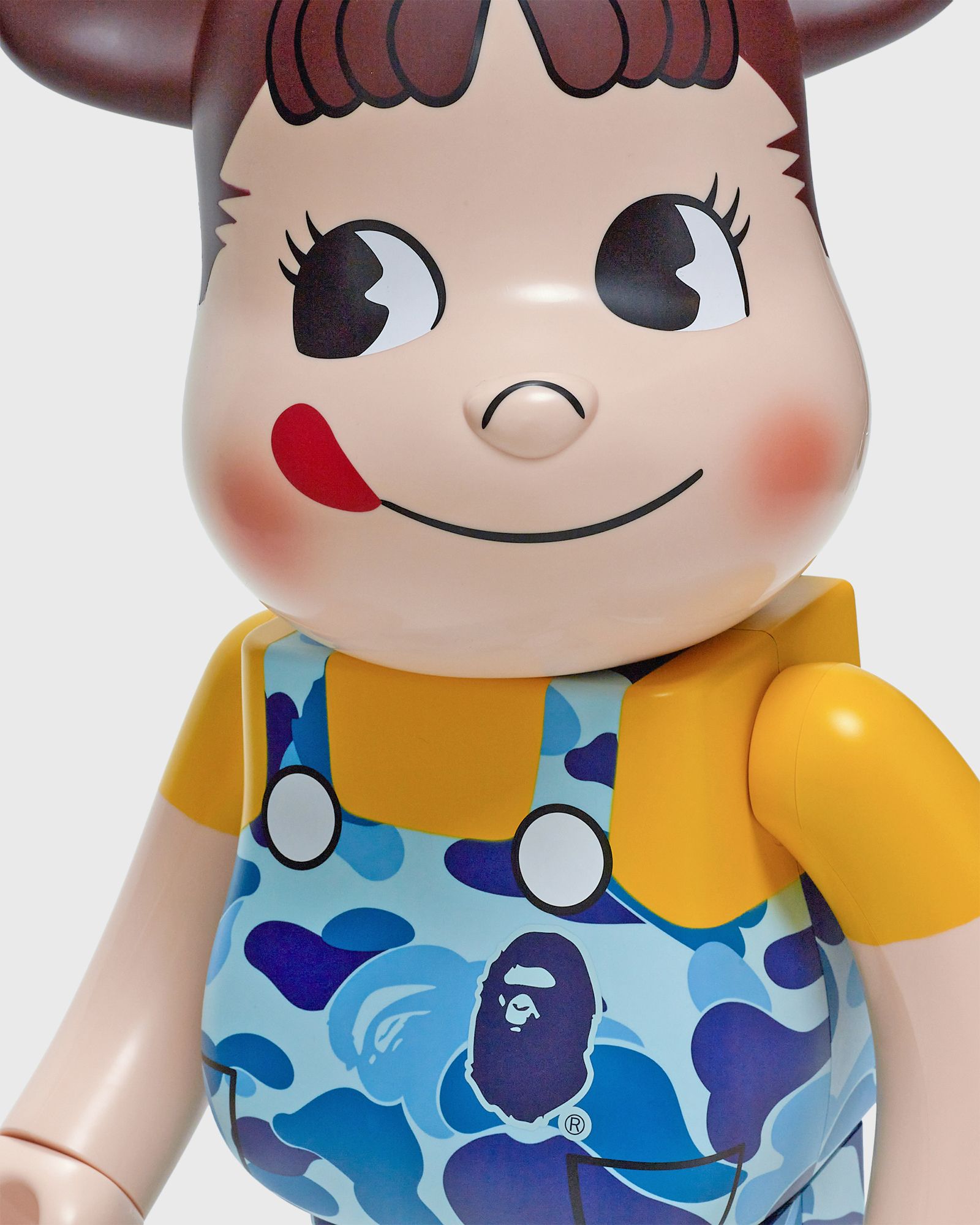 MEDICOM BEARBRICK 1000% BAPE X PEKO-CHAN BLUE Multi | BSTN Store