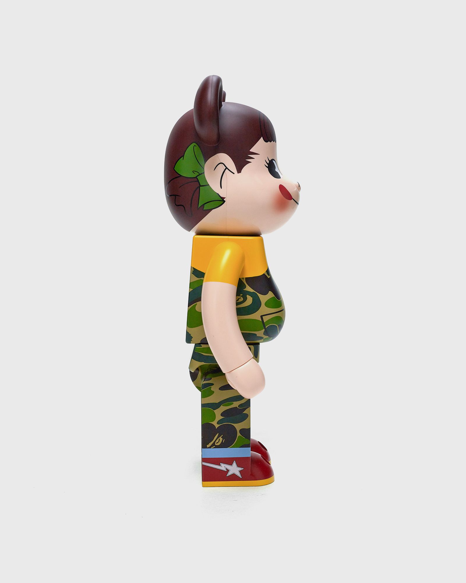 BEARBRICK 1000% BAPE X PEKO-CHAN GREEN